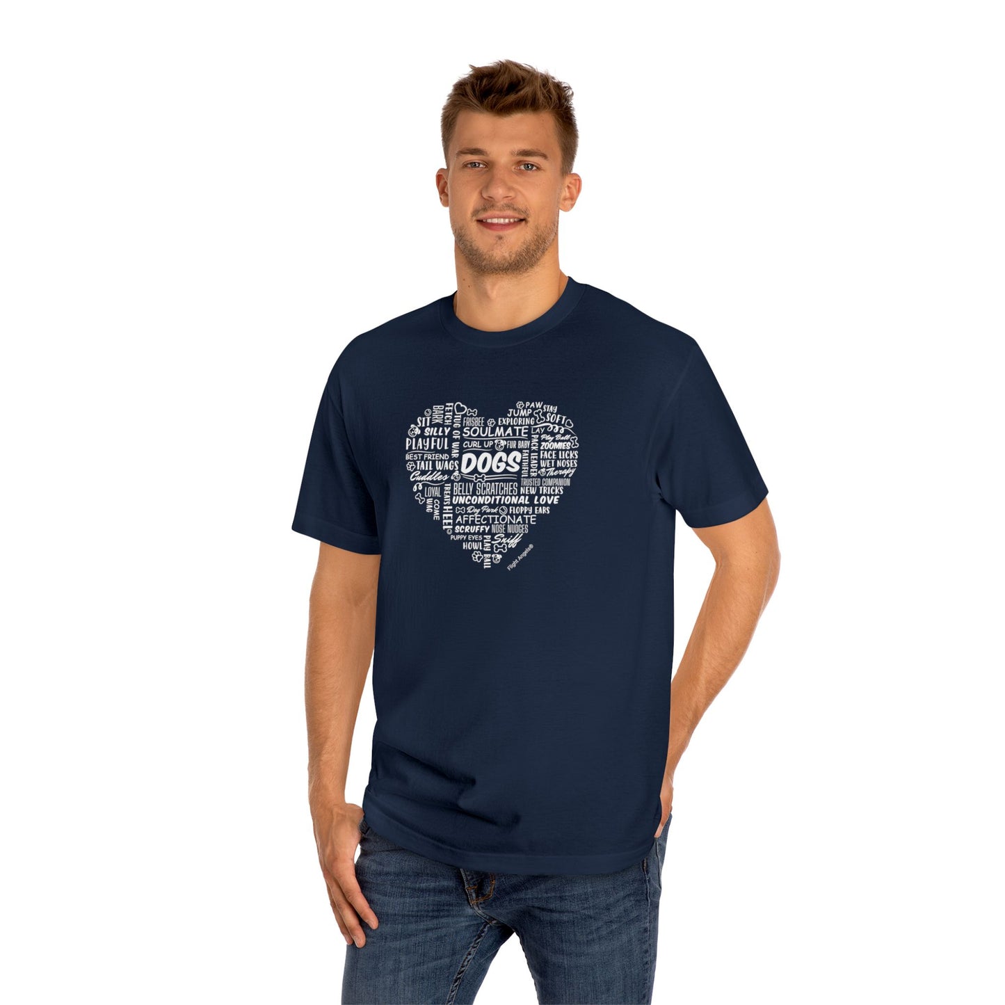 Heart Dogs Unisex Classic Tee