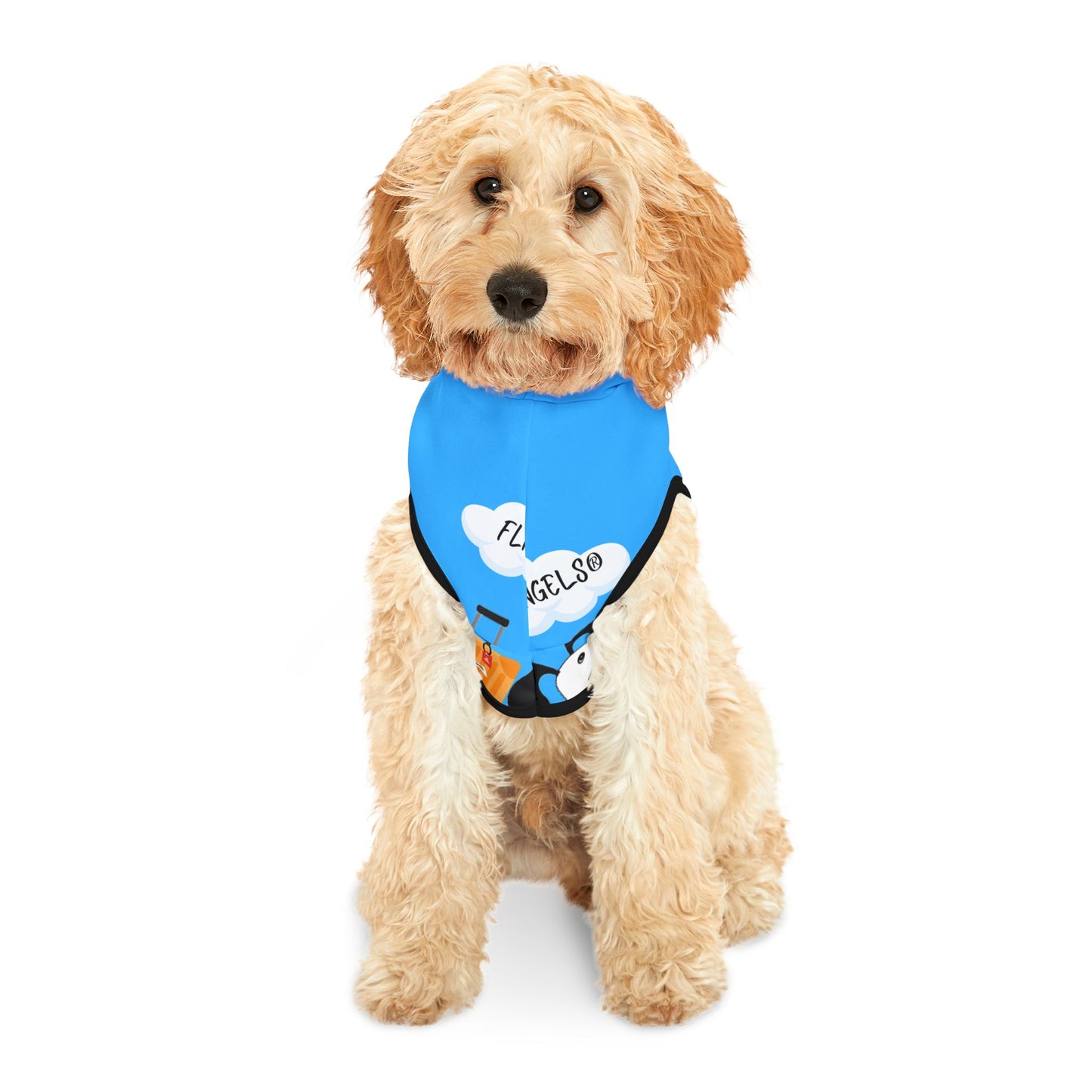 Travel-Themed Pet Hoodie, Dog Sweater, Cute Puppy Apparel, Pet Fashion, Pet Gift Ideas, Travel Accessories for Pets