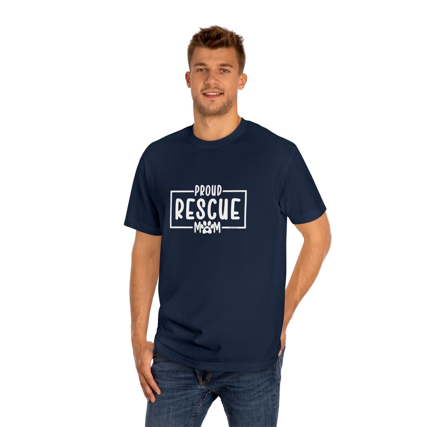 Proud Rescue Mom Unisex Classic Tee