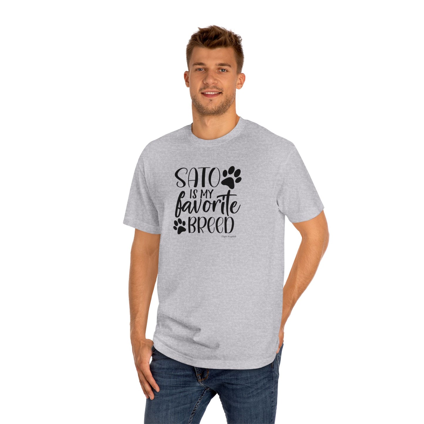 Sato is my favorite breed Unisex Classic Tee