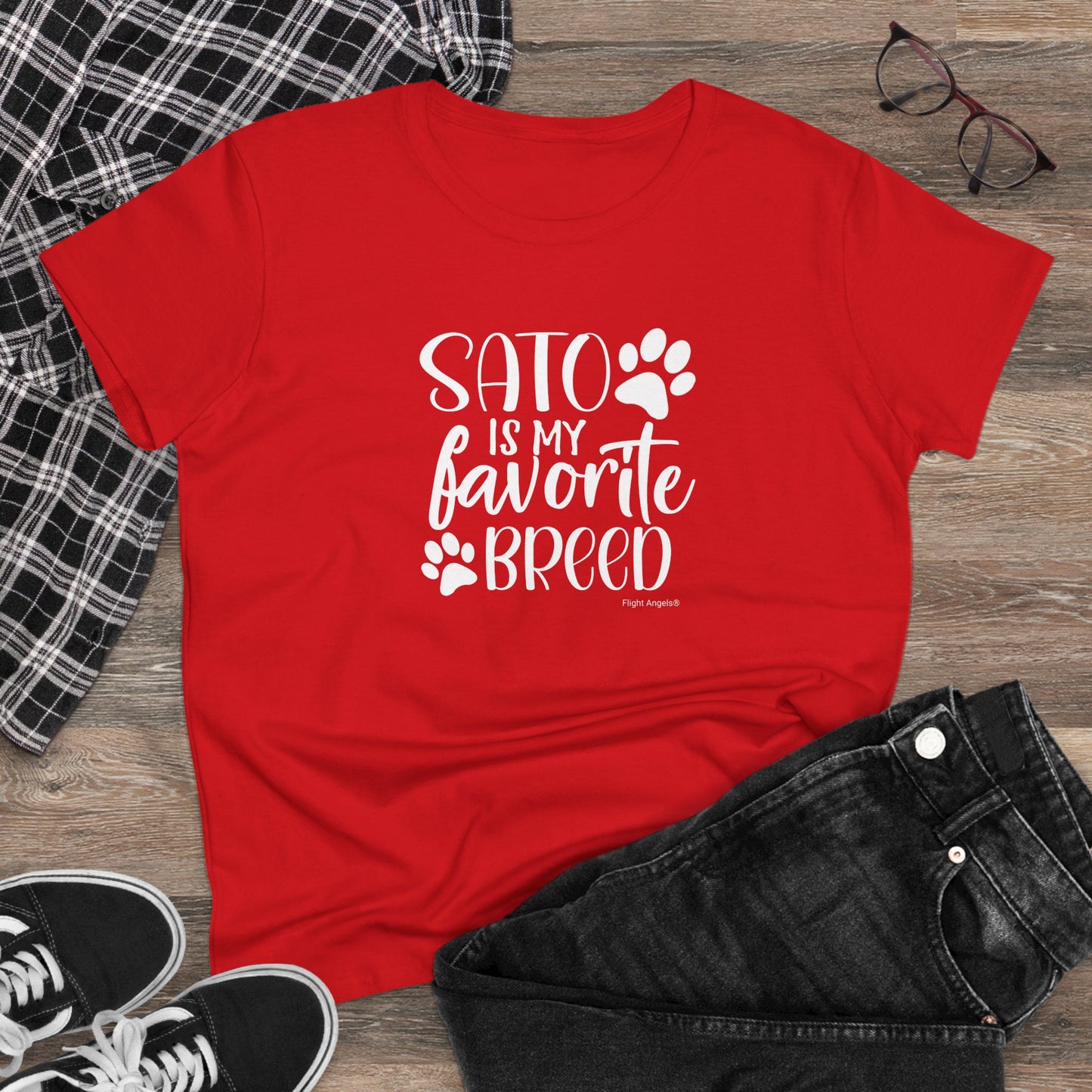 Sato is my favorite breed Women's Tee