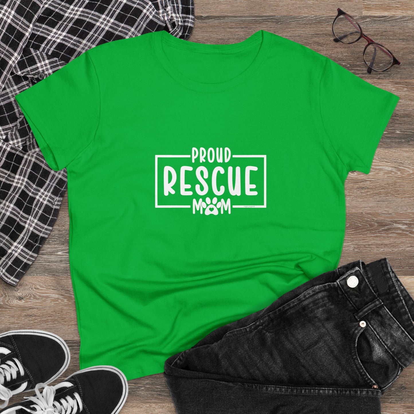 Proud Rescue Mom Women's Tee