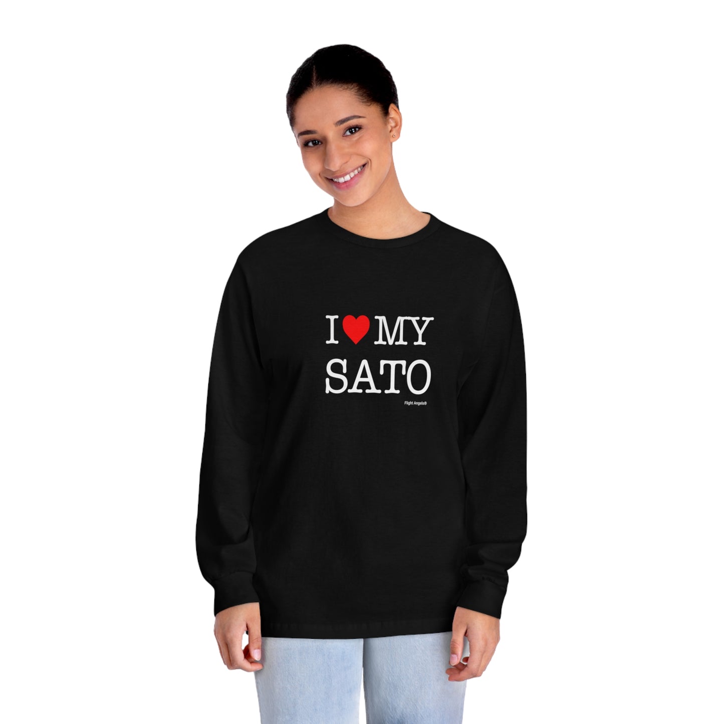 I Love My Sato Unisex Long Sleeve Tee