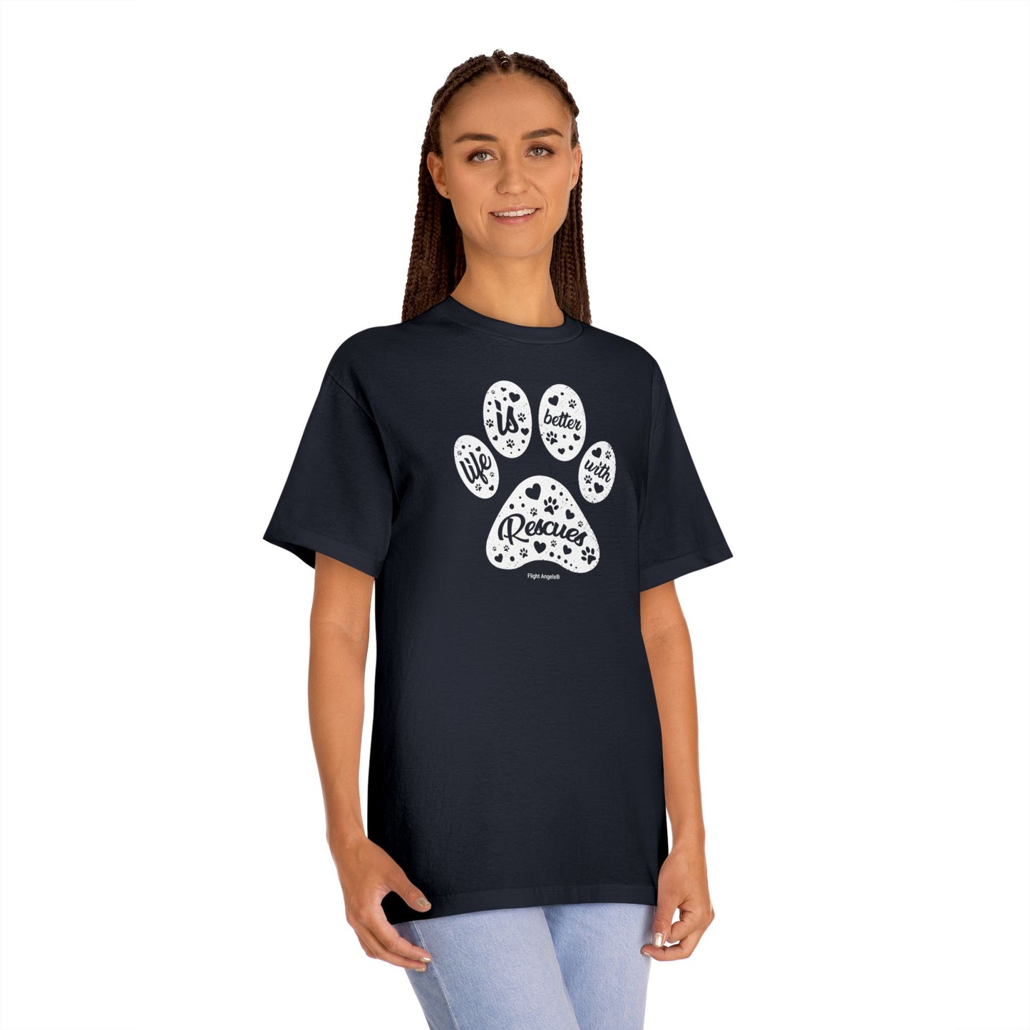 Life is Better with Rescues Unisex Classic Tee
