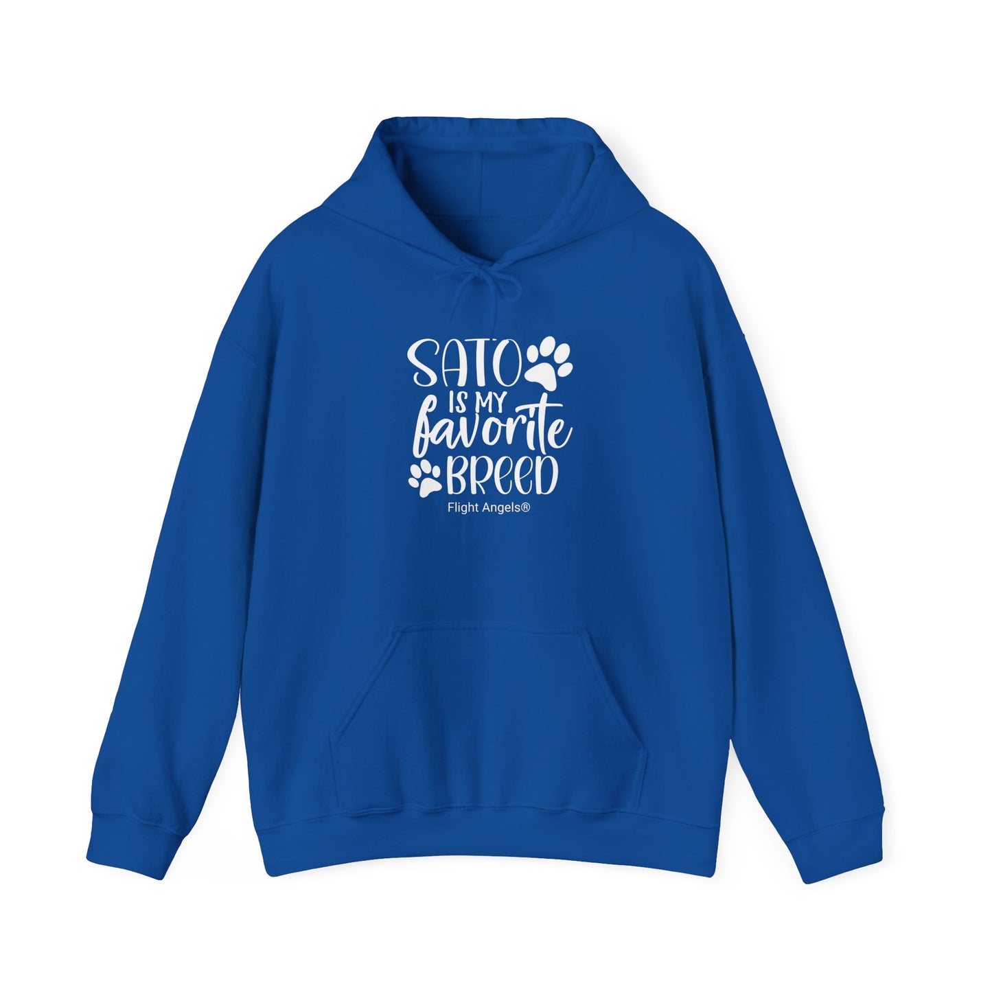 Sato is My Favorite Breed Unisex Hooded Sweatshirt - Flight Angels®