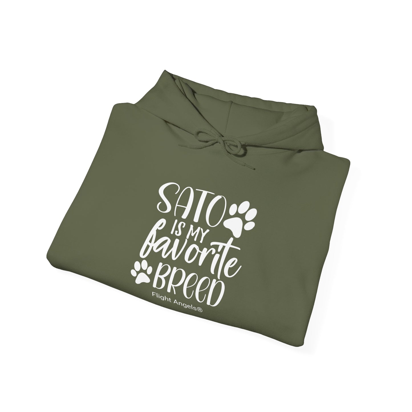Sato is My Favorite Breed Unisex Hooded Sweatshirt - Flight Angels®