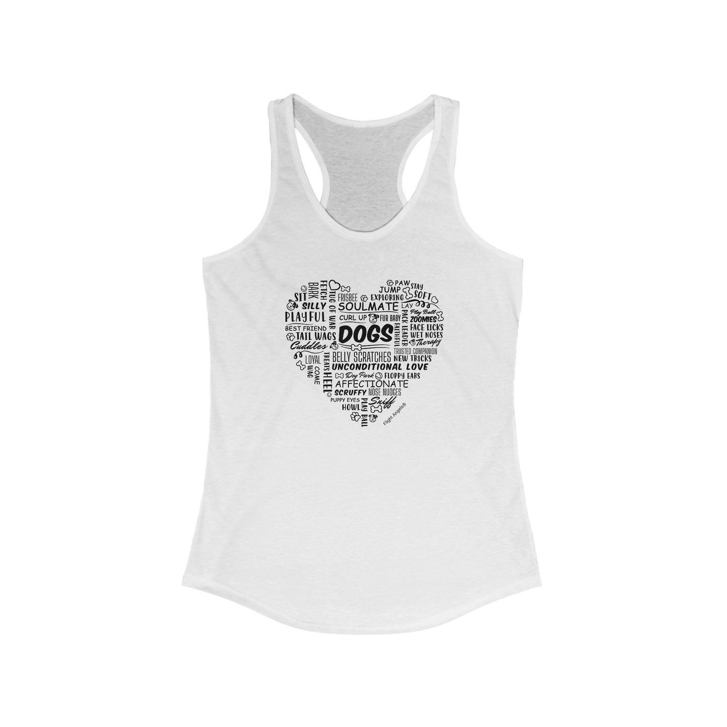 Heart Dogs Women's Racerback Tank