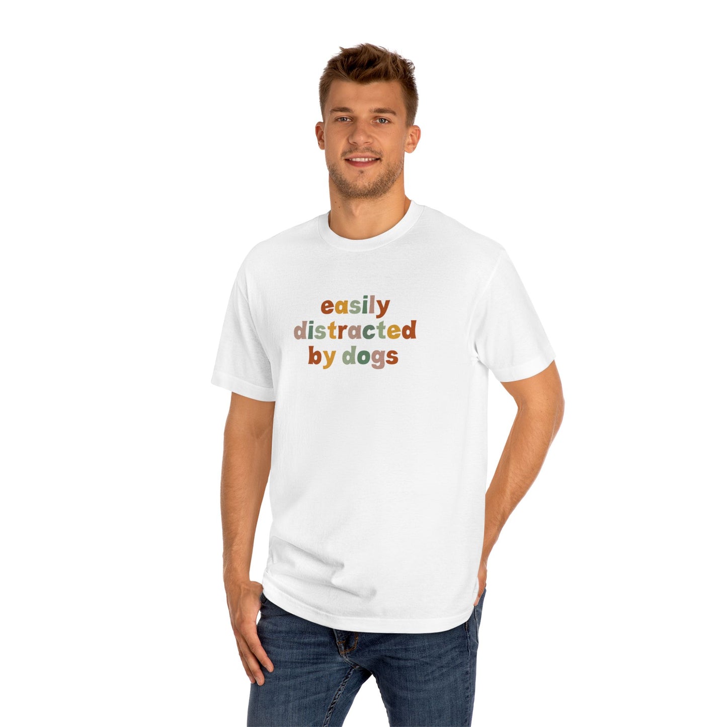 Easily Distracted by Dogs Unisex Classic Tee