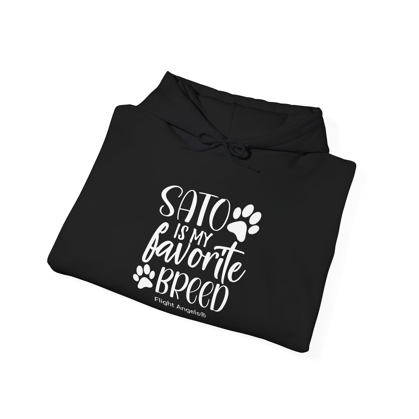 Sato is My Favorite Breed Unisex Hooded Sweatshirt - Flight Angels®