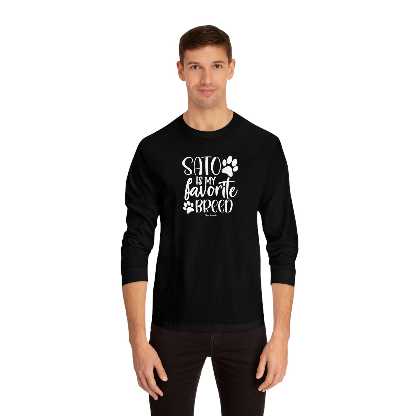 Sato is My Favorite Breed Unisex Long Sleeve Tee