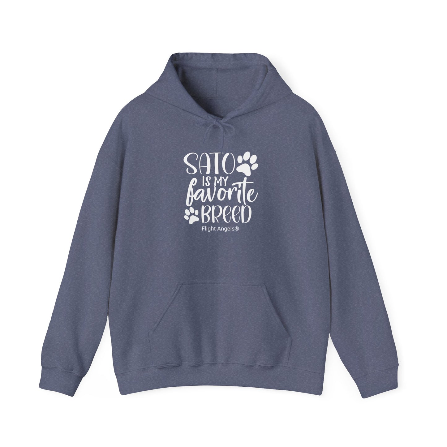 Sato is My Favorite Breed Unisex Hooded Sweatshirt - Flight Angels®