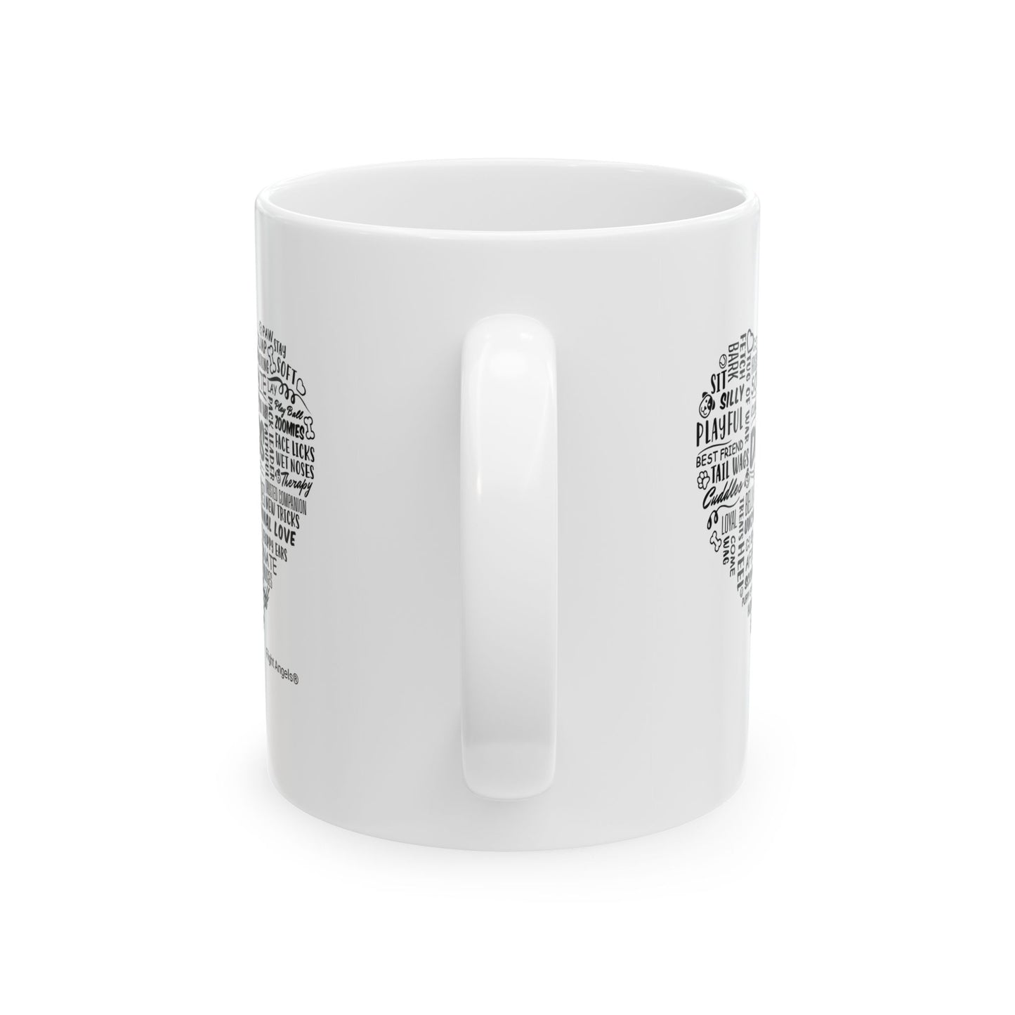 Heart Dogs Ceramic Mug 11oz
