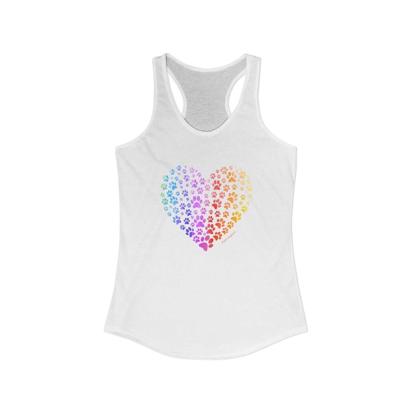 Paw Heart Women's Racerback Tank