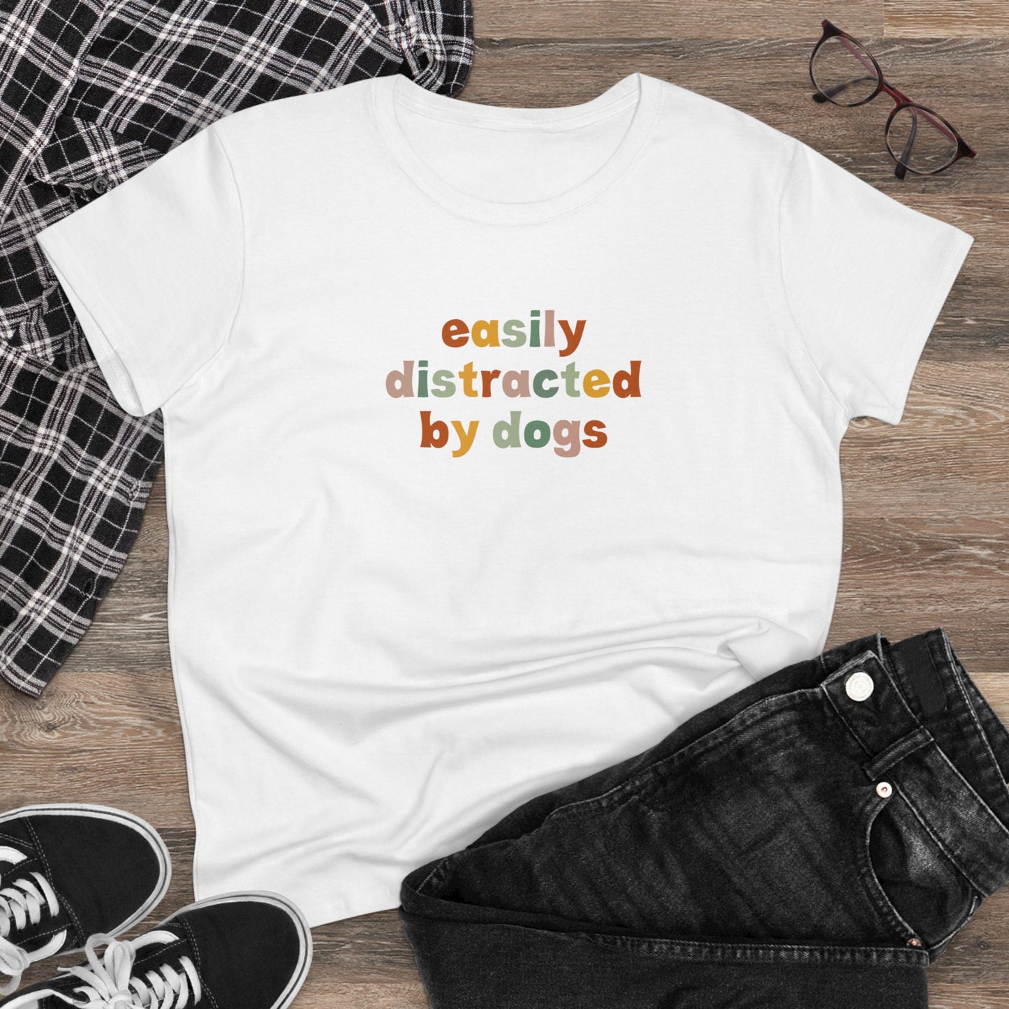 Easily Distracted by Dogs Women's Tee