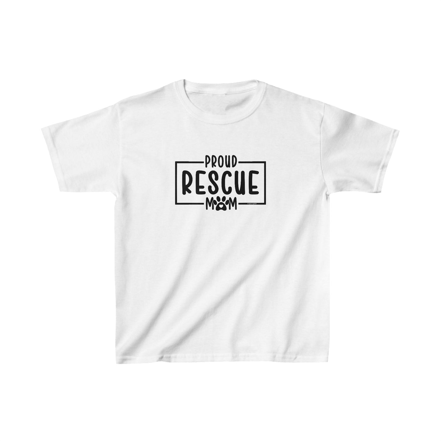 Proud Rescue Mom Kids Tee