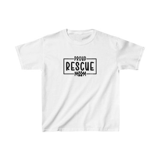 Proud Rescue Mom Kids Tee