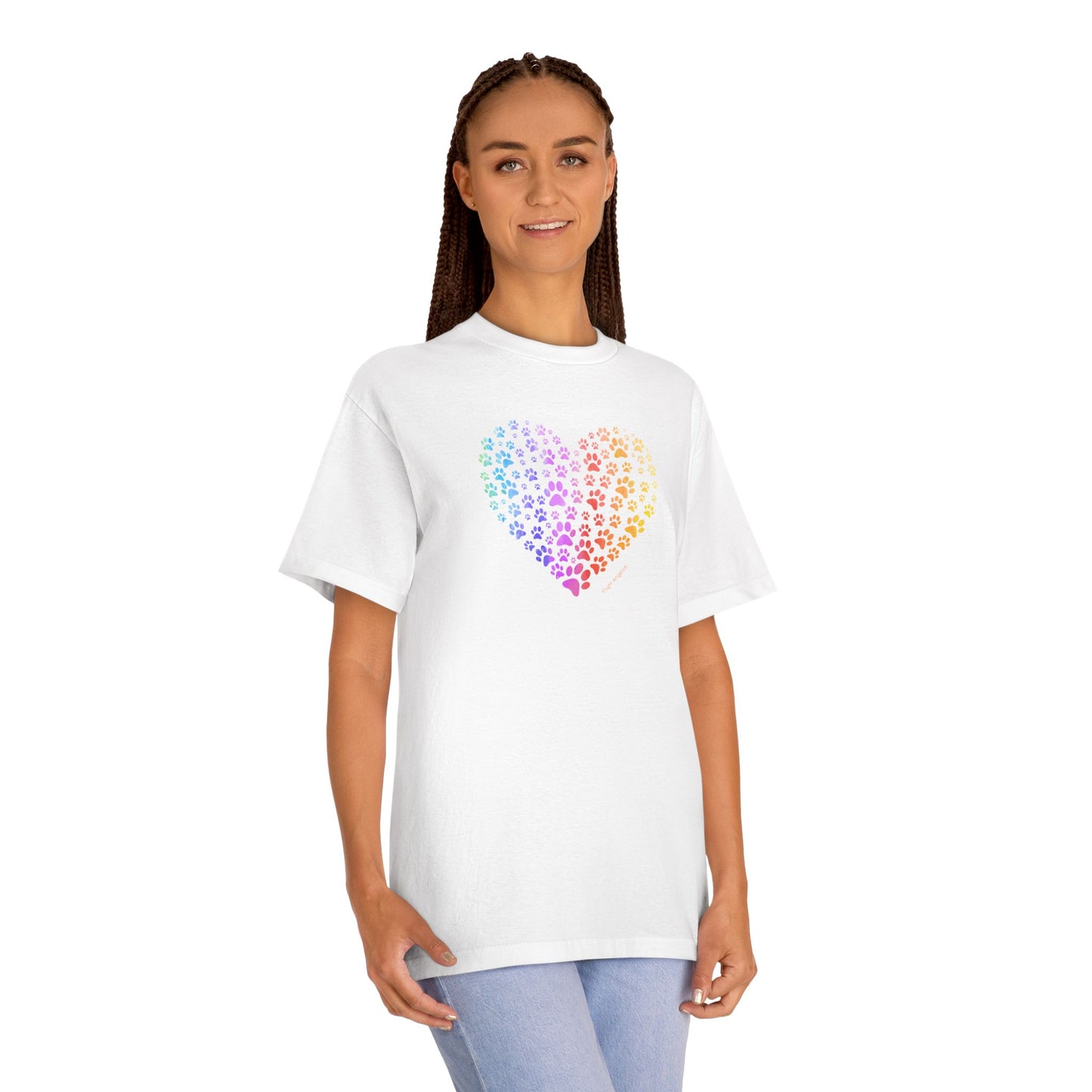 Paw Heart Unisex Classic Tee