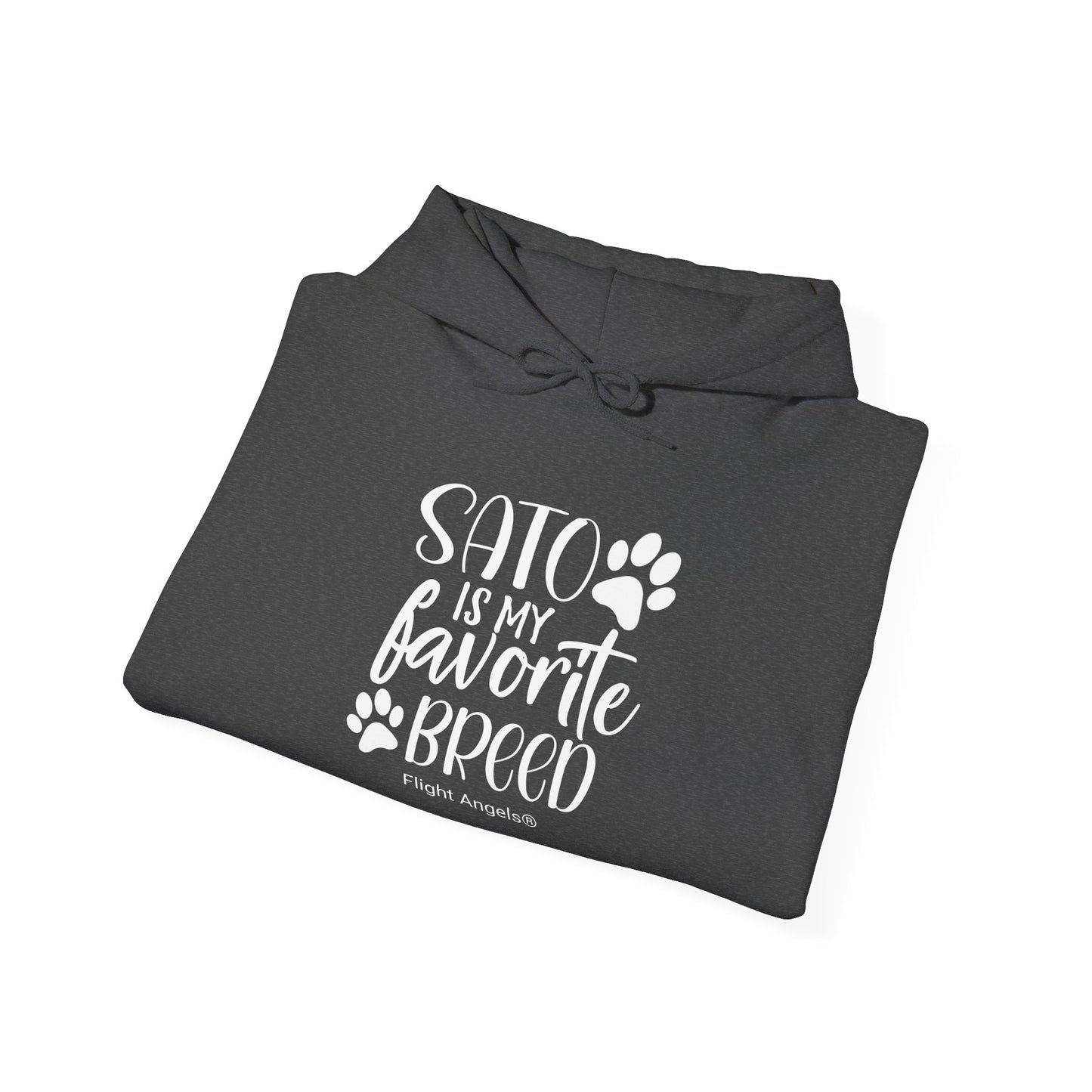 Sato is My Favorite Breed Unisex Hooded Sweatshirt - Flight Angels®