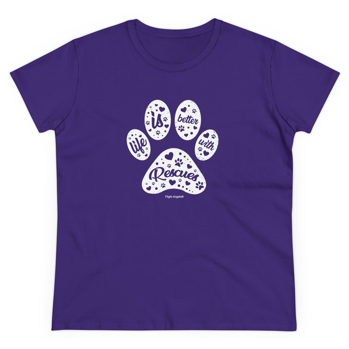 Life is Better with Rescues Women's Tee