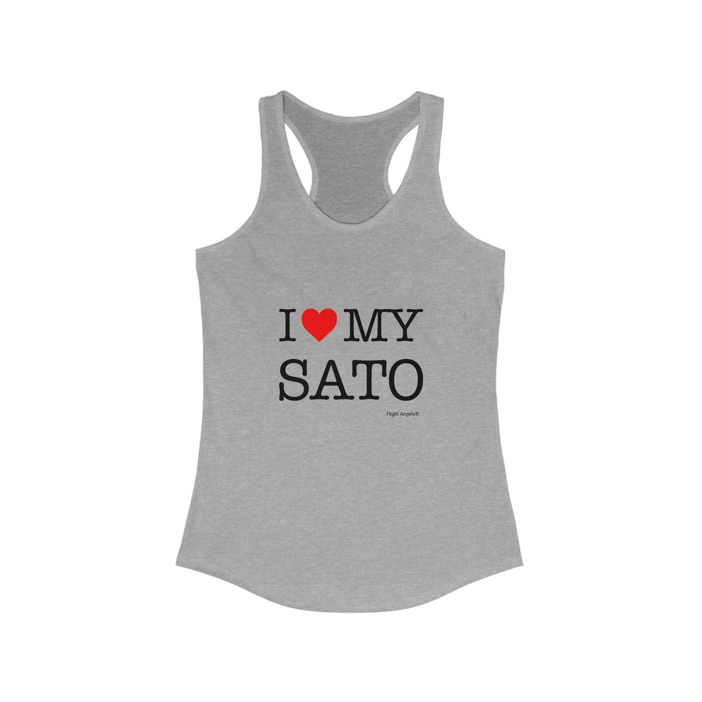I Love My Sato Women's Racerback Tank