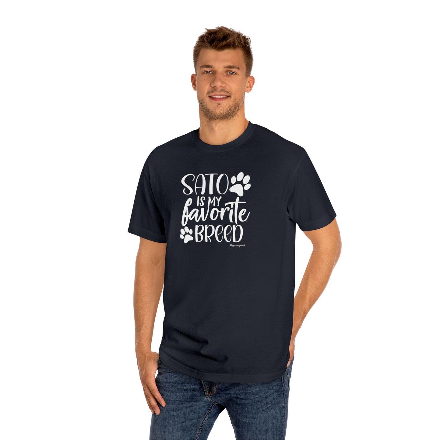 Sato is my favorite breed Unisex Classic Tee