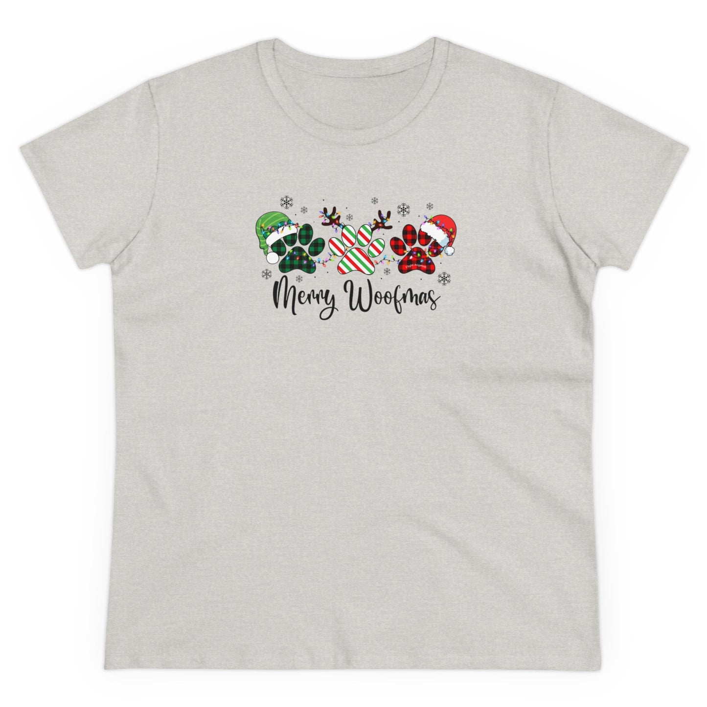 Merry Woofmas Paws Women's Tee