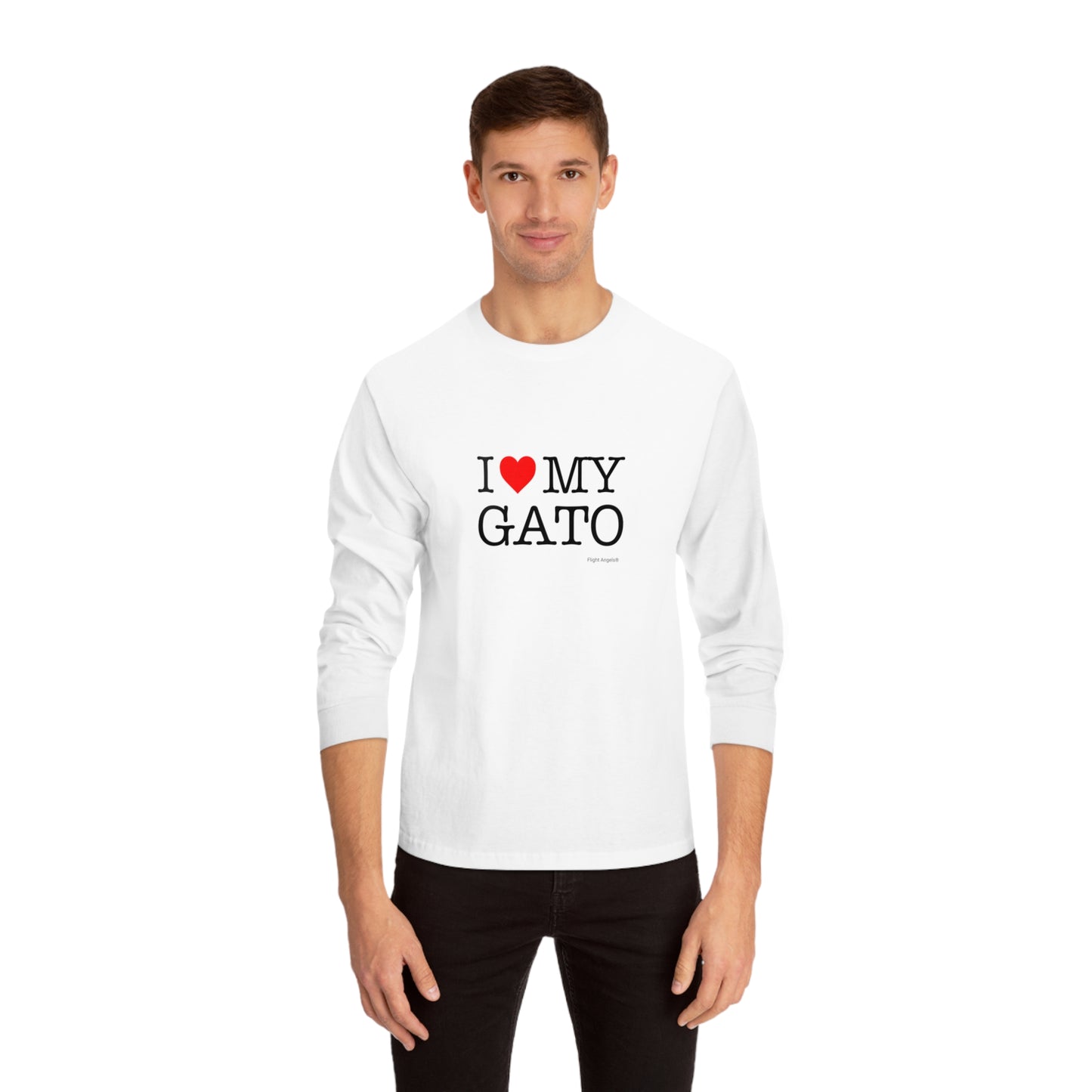 I Love My Gato Unisex Long Sleeve Tee