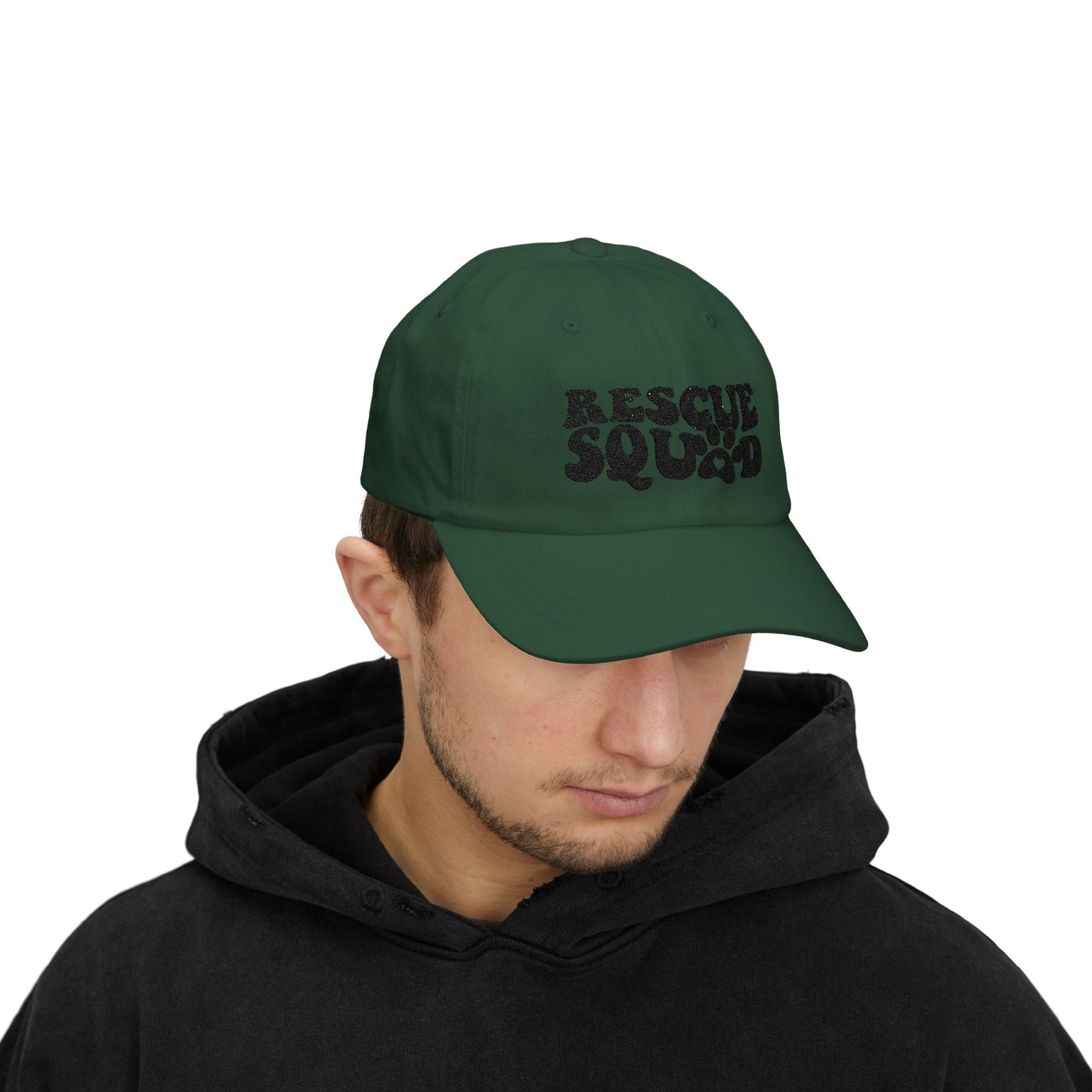 Dad Cap — “Rescue Squad” Paw Print Hat