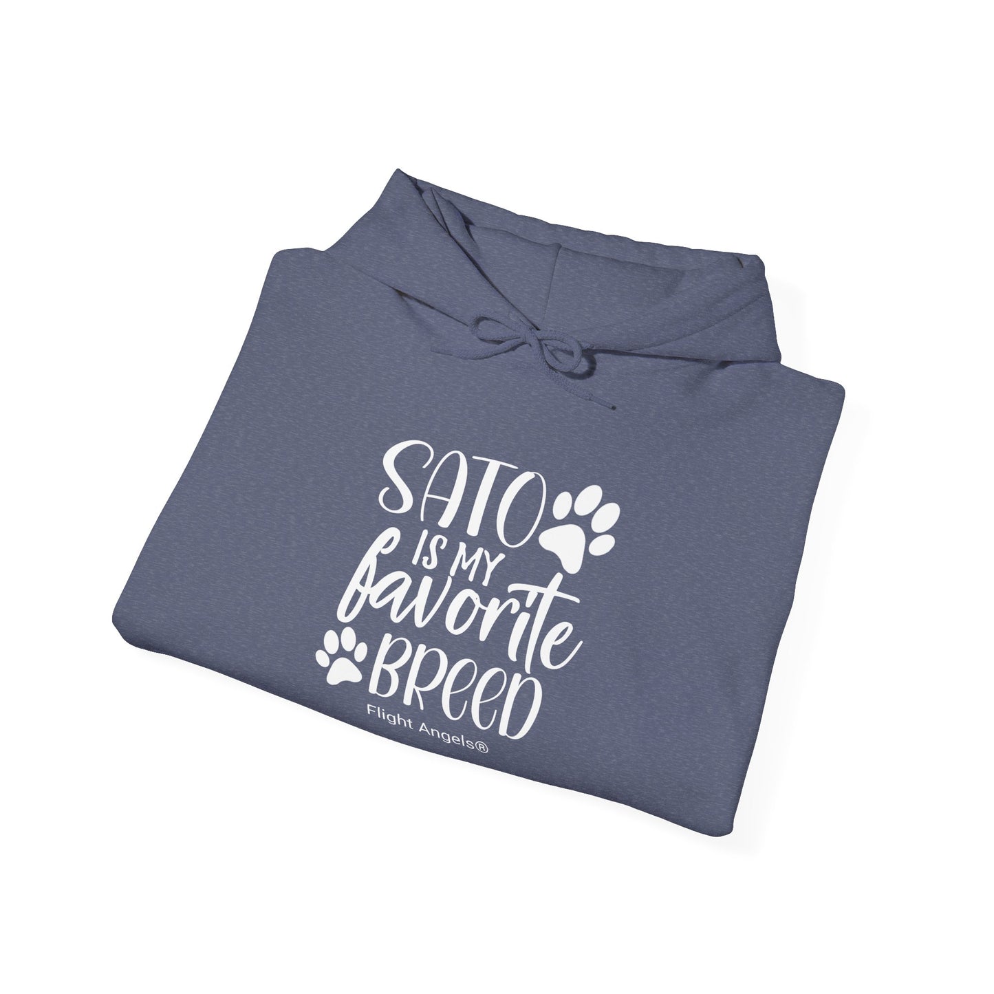 Sato is My Favorite Breed Unisex Hooded Sweatshirt - Flight Angels®