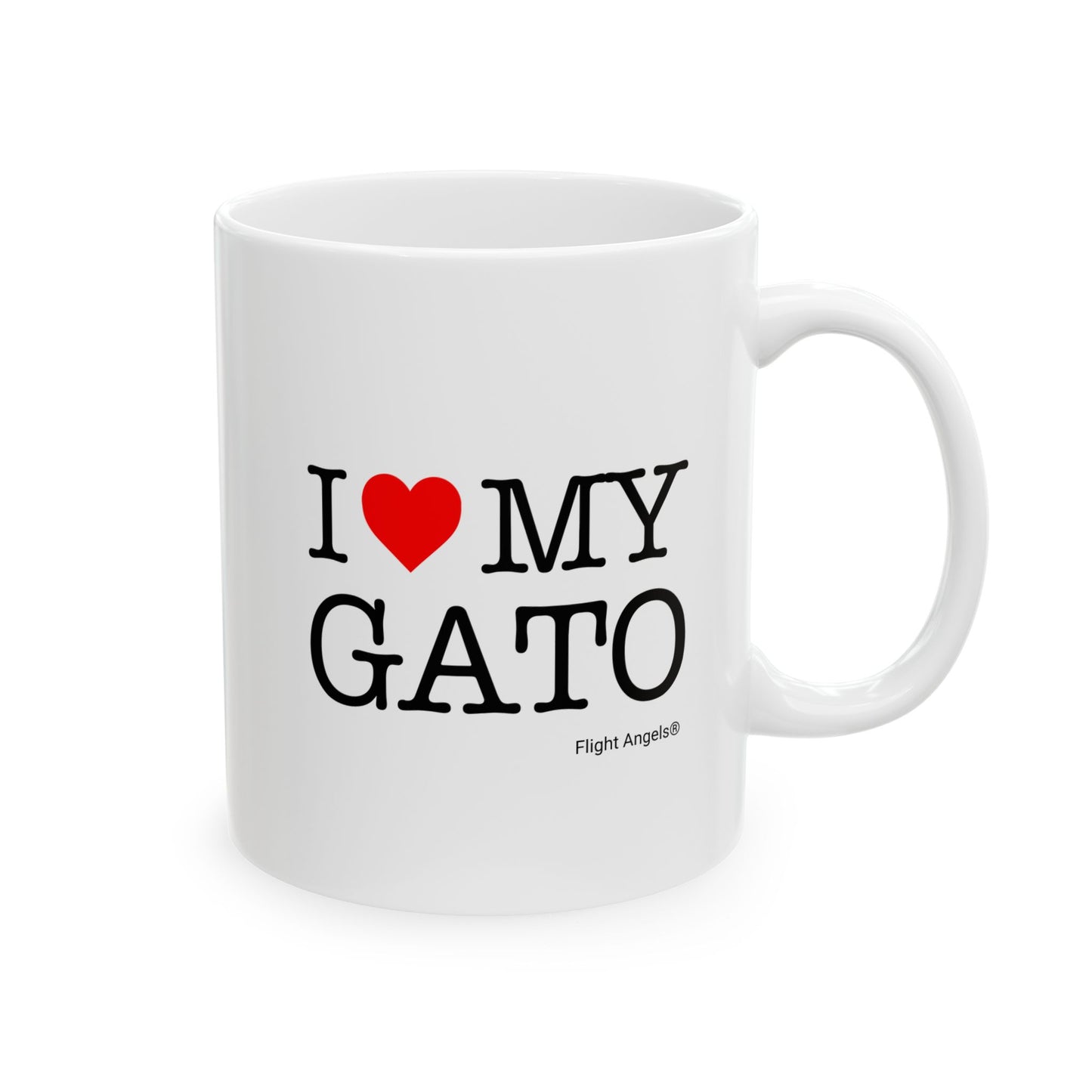 I Love My Gato Ceramic Mug 11oz