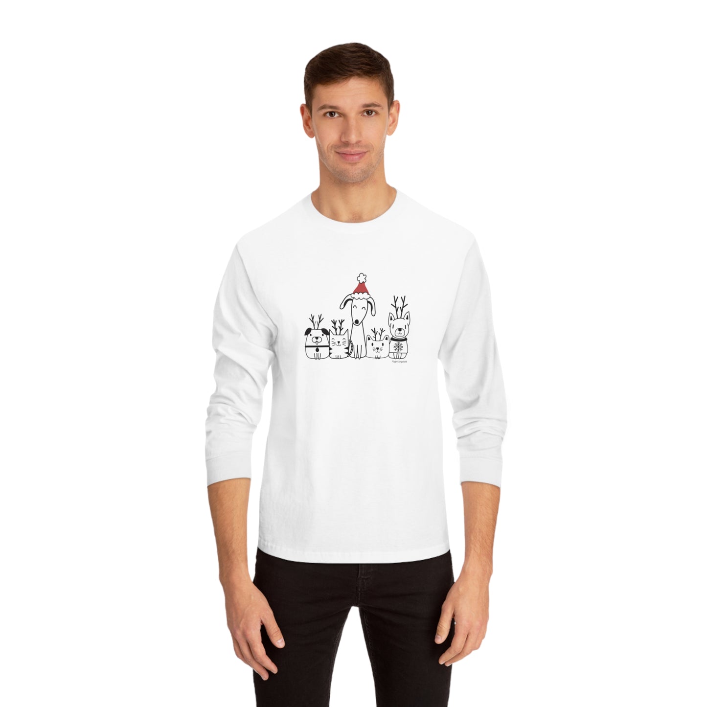 Holiday Pets Unisex Long Sleeve Tee