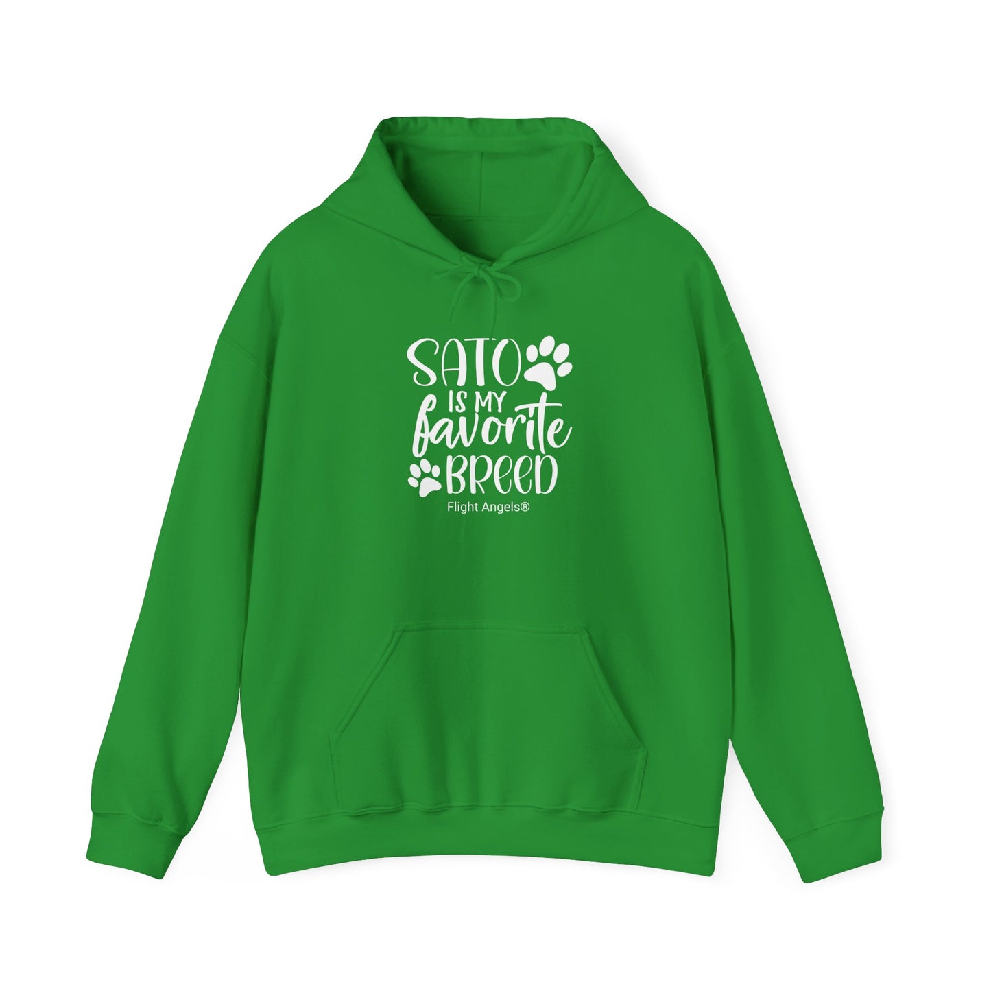 Sato is My Favorite Breed Unisex Hooded Sweatshirt - Flight Angels®