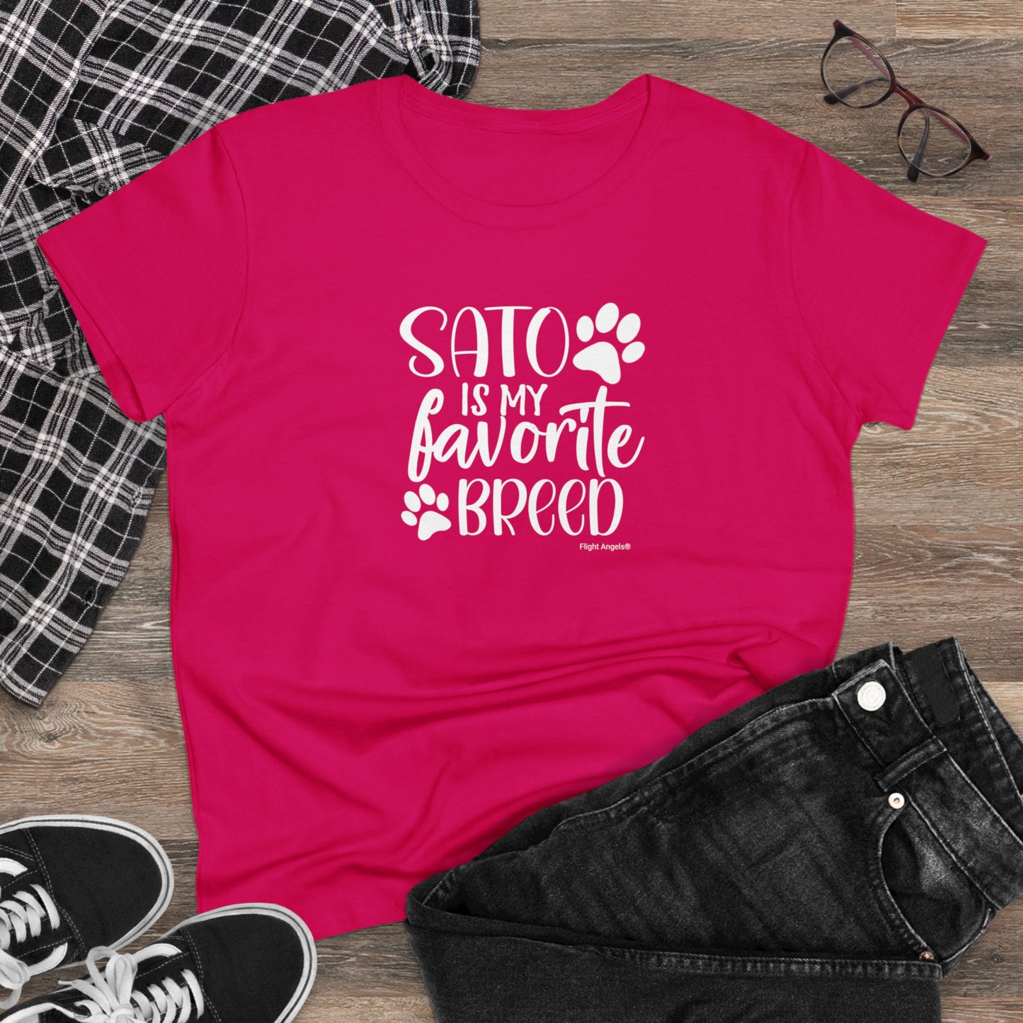 Sato is my favorite breed Women's Tee