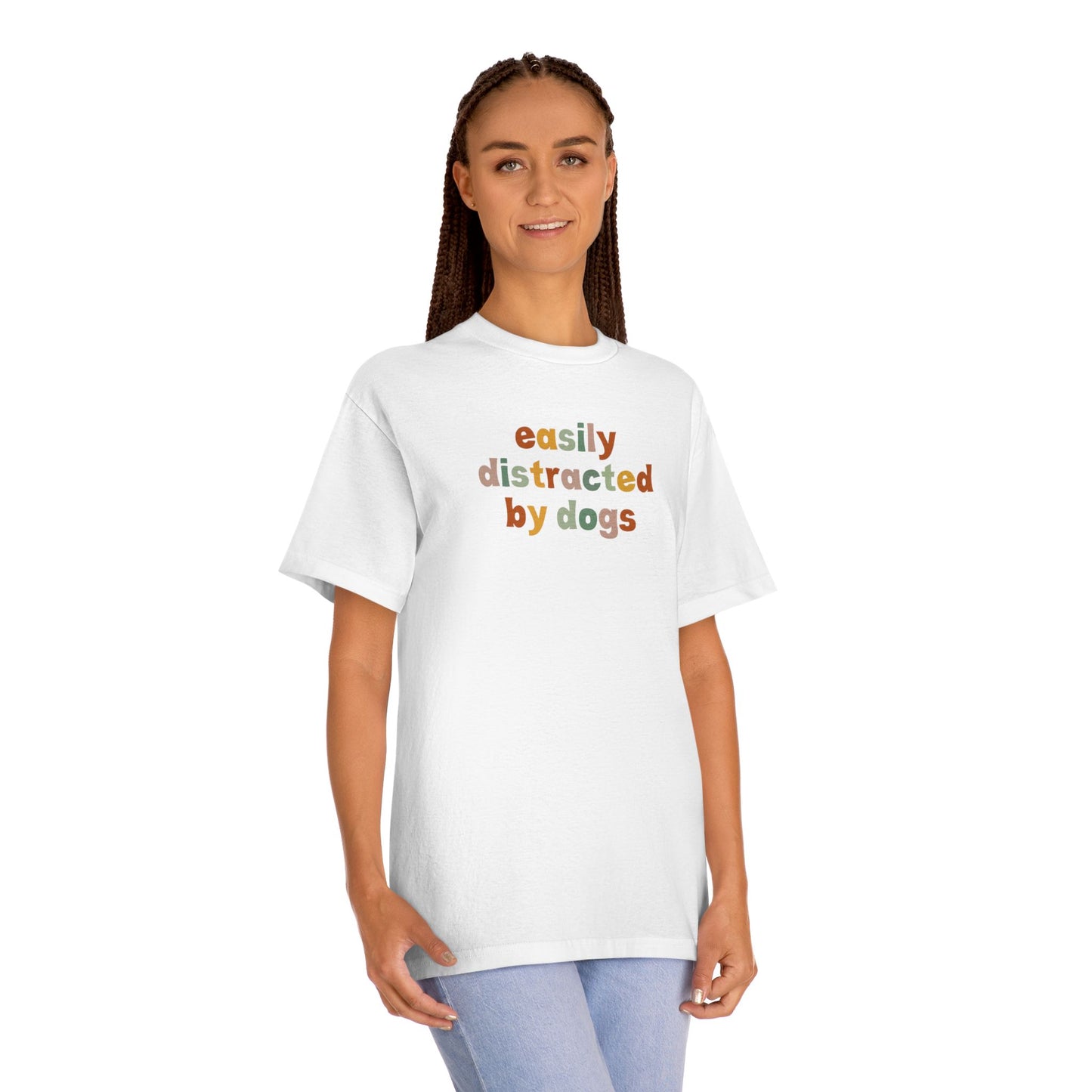 Easily Distracted by Dogs Unisex Classic Tee