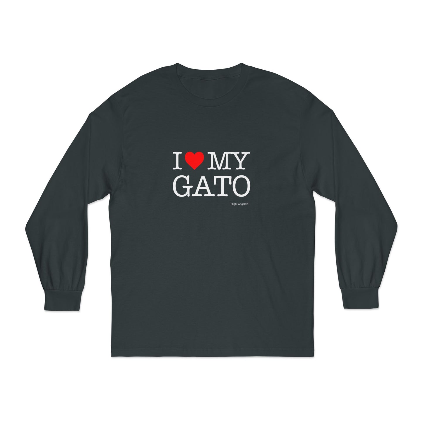 I Love My Gato Unisex Long Sleeve Tee