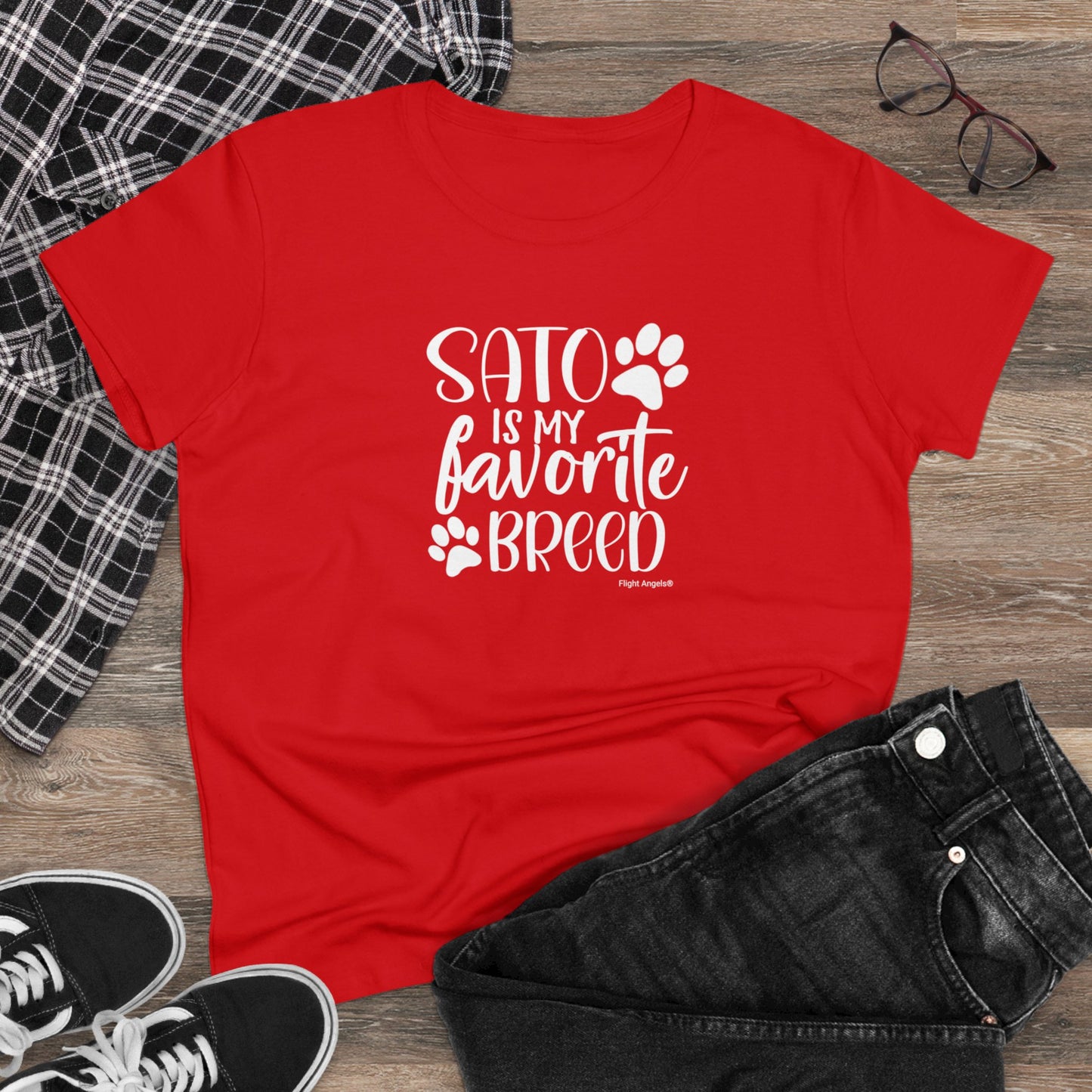 Sato is my favorite breed Women's Tee