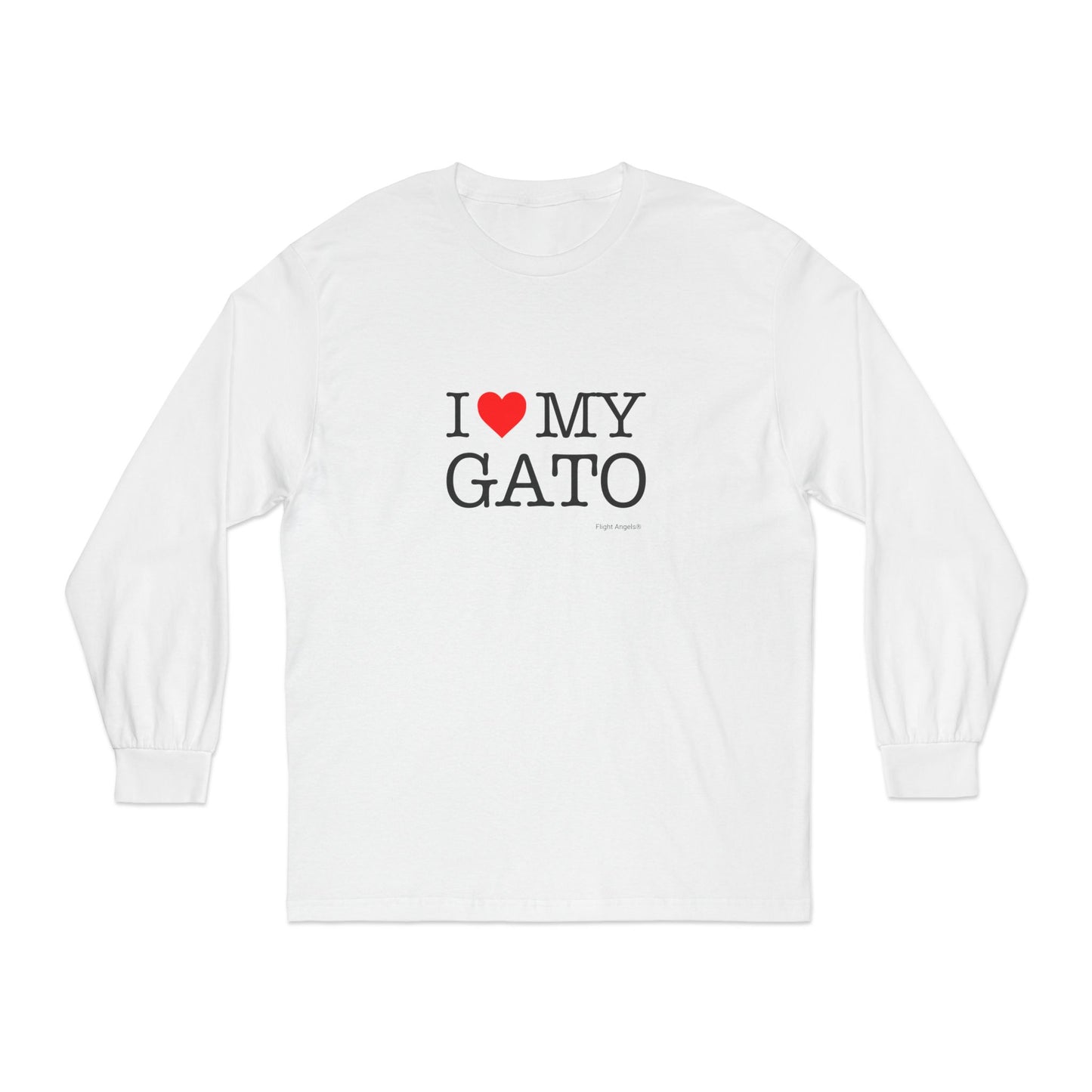 I Love My Gato Unisex Long Sleeve Tee