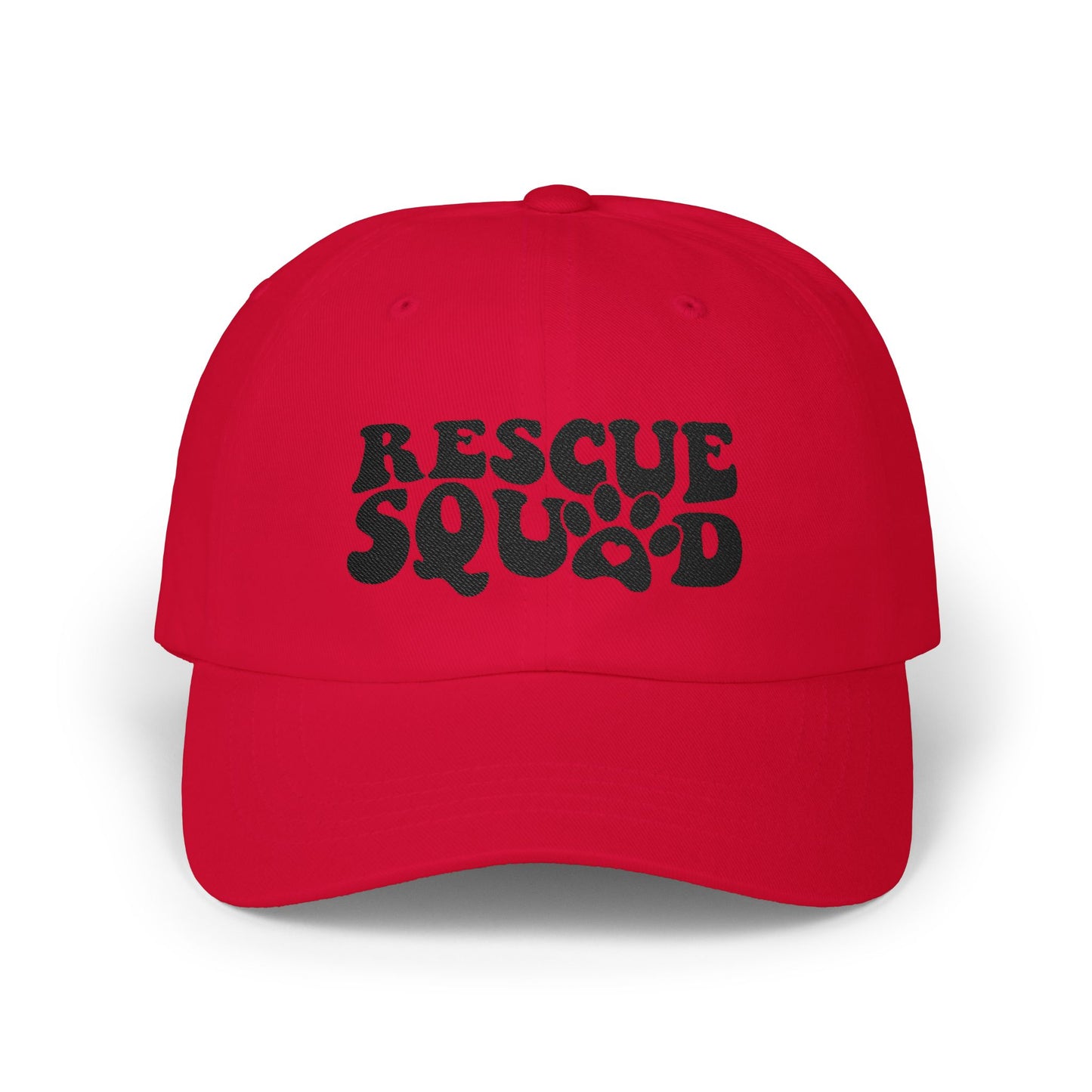 Dad Cap — “Rescue Squad” Paw Print Hat