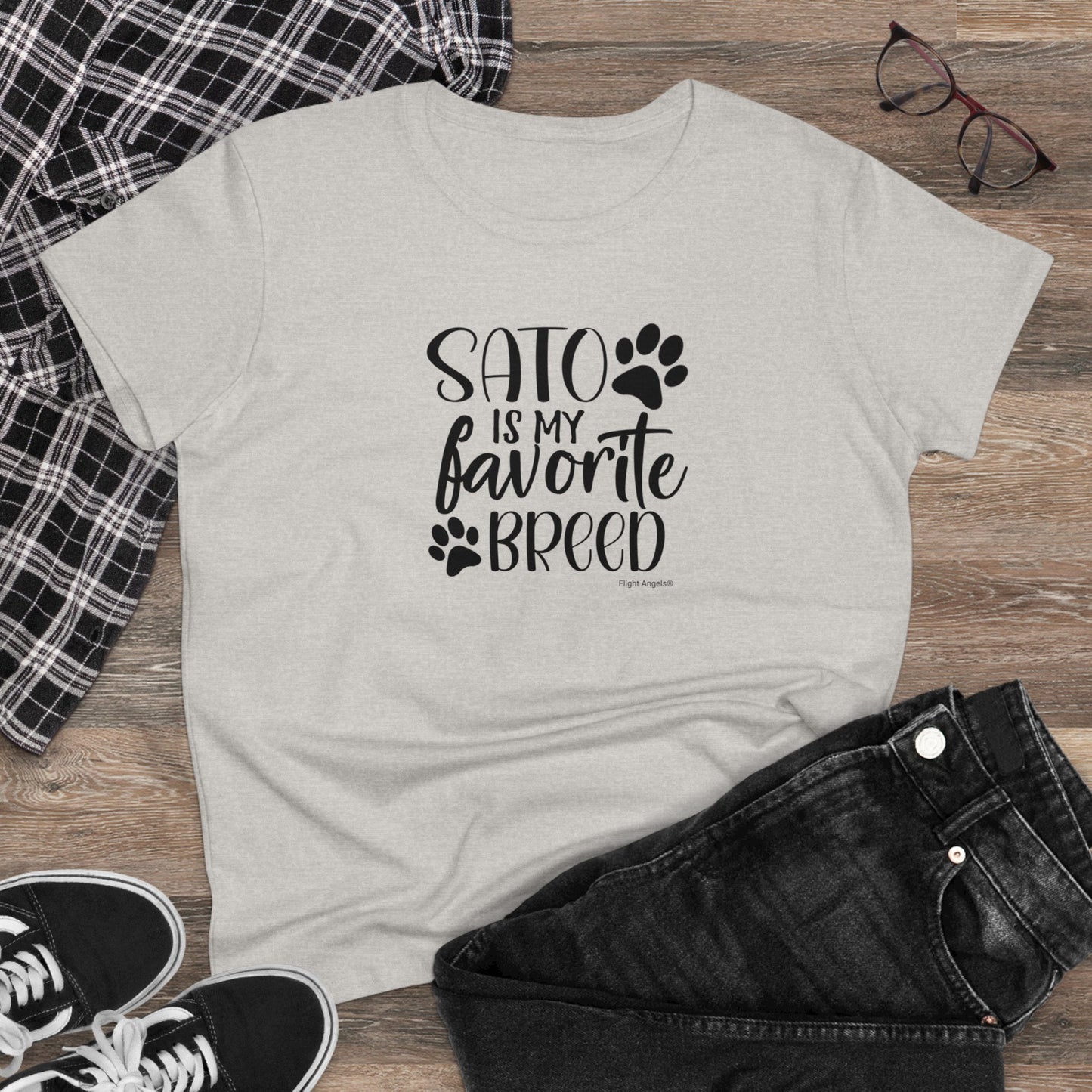 Sato is my favorite breed Women's Tee
