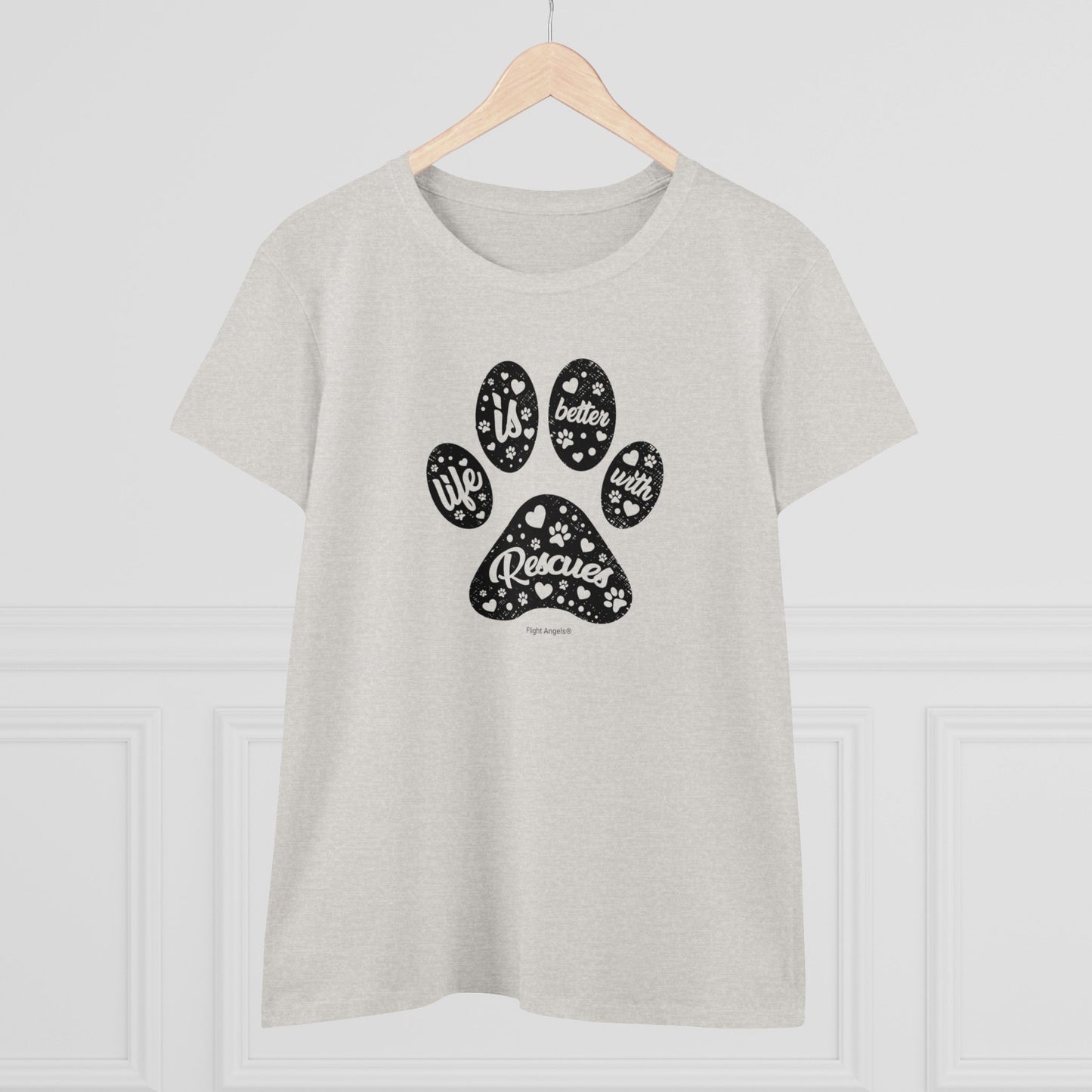 Life is Better with Rescues Women's Tee