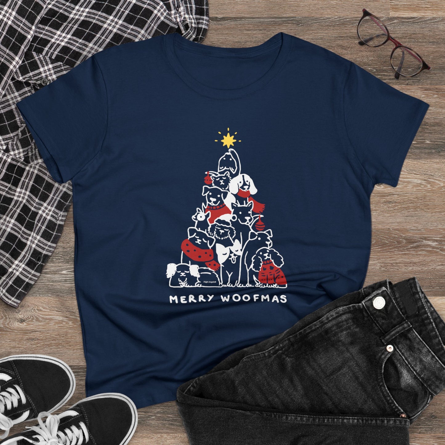 Merry Woofmas Women's Tee
