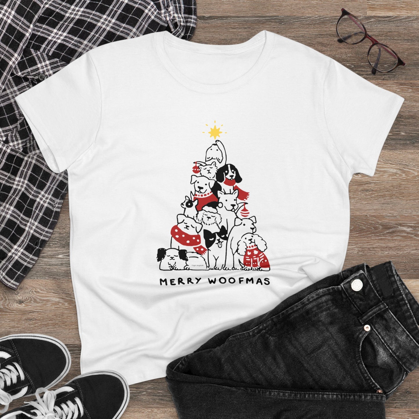 Merry Woofmas Women's Tee