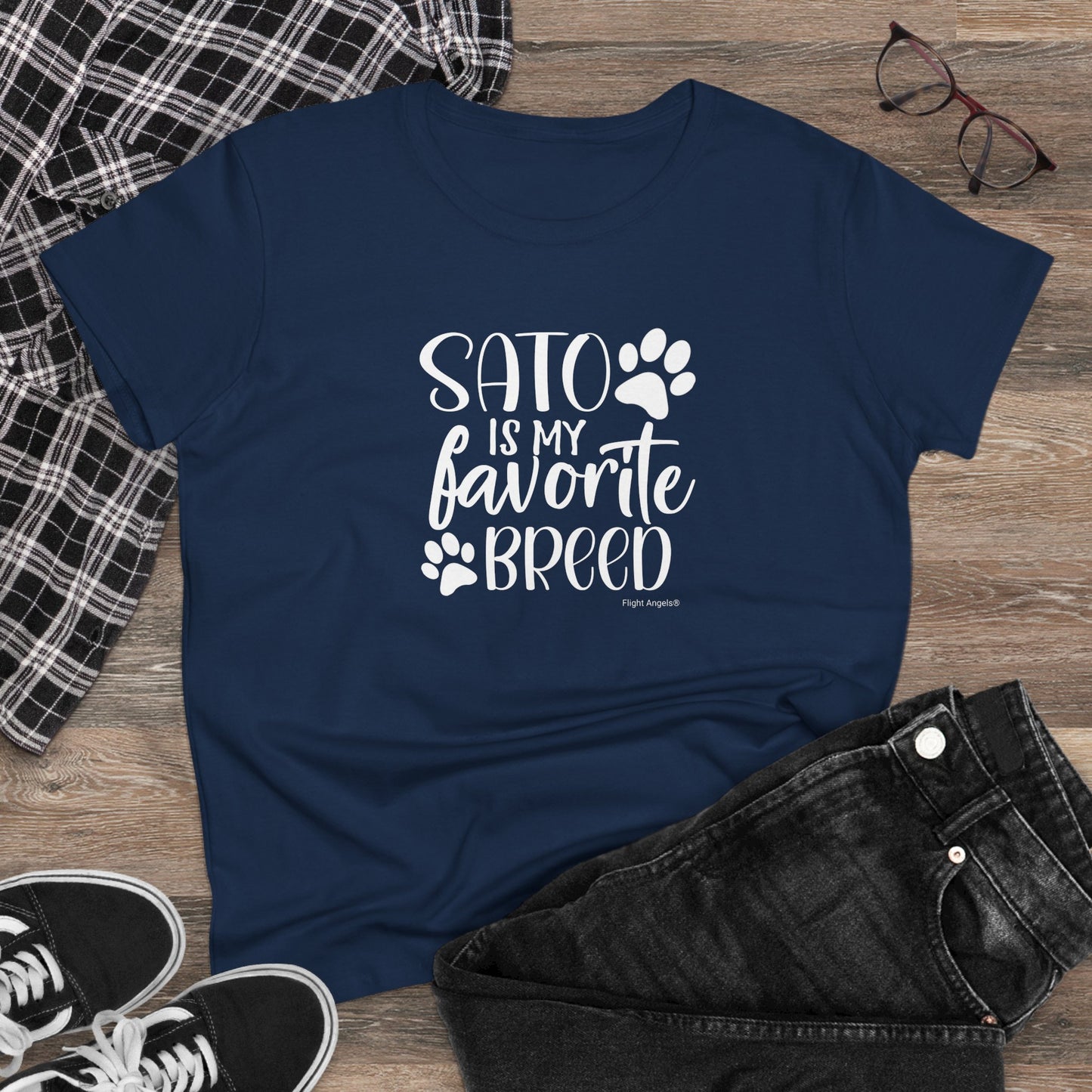 Sato is my favorite breed Women's Tee