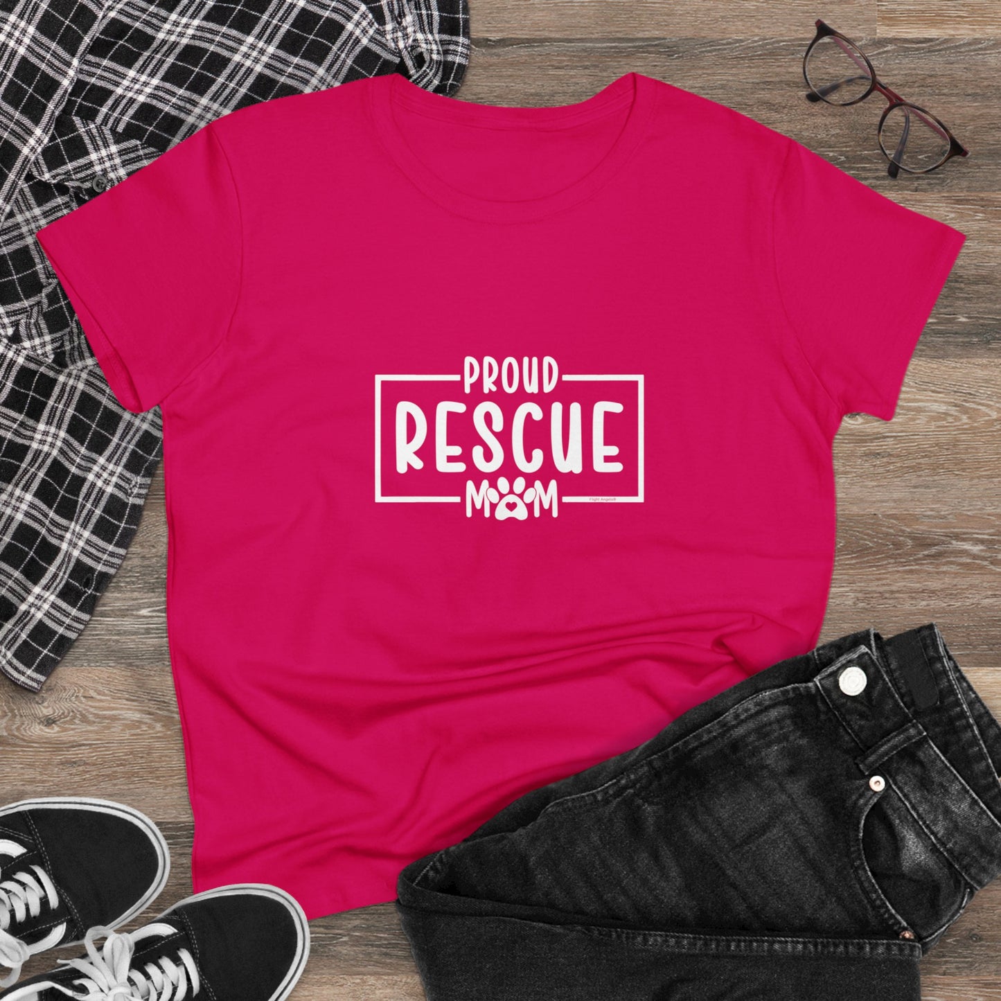 Proud Rescue Mom Women's Tee