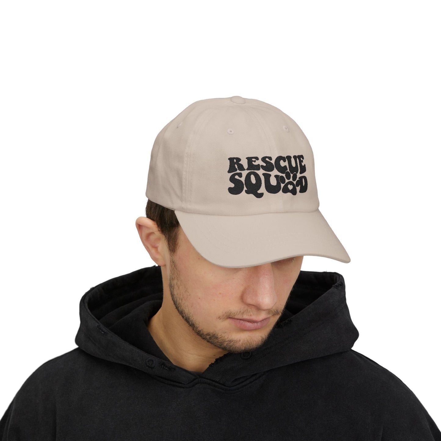 Dad Cap — “Rescue Squad” Paw Print Hat