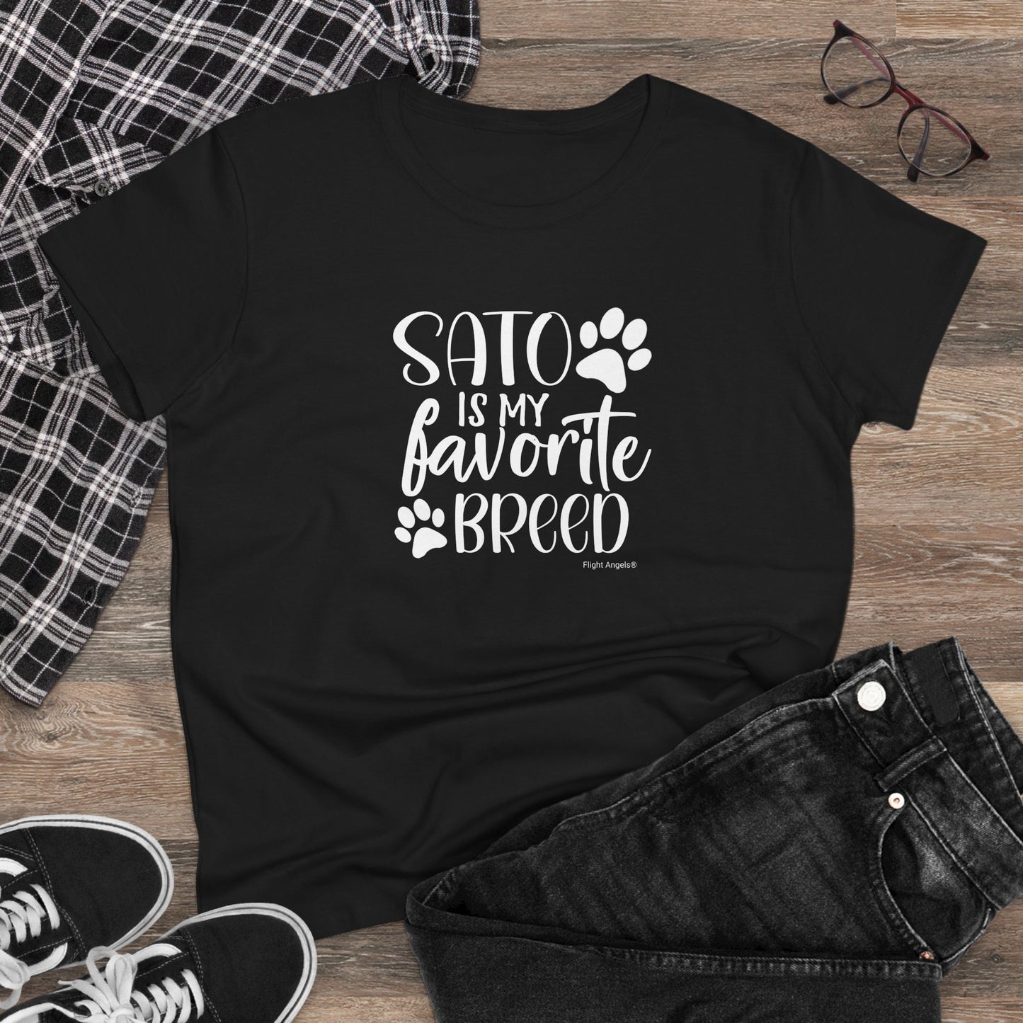 Sato is my favorite breed Women's Tee