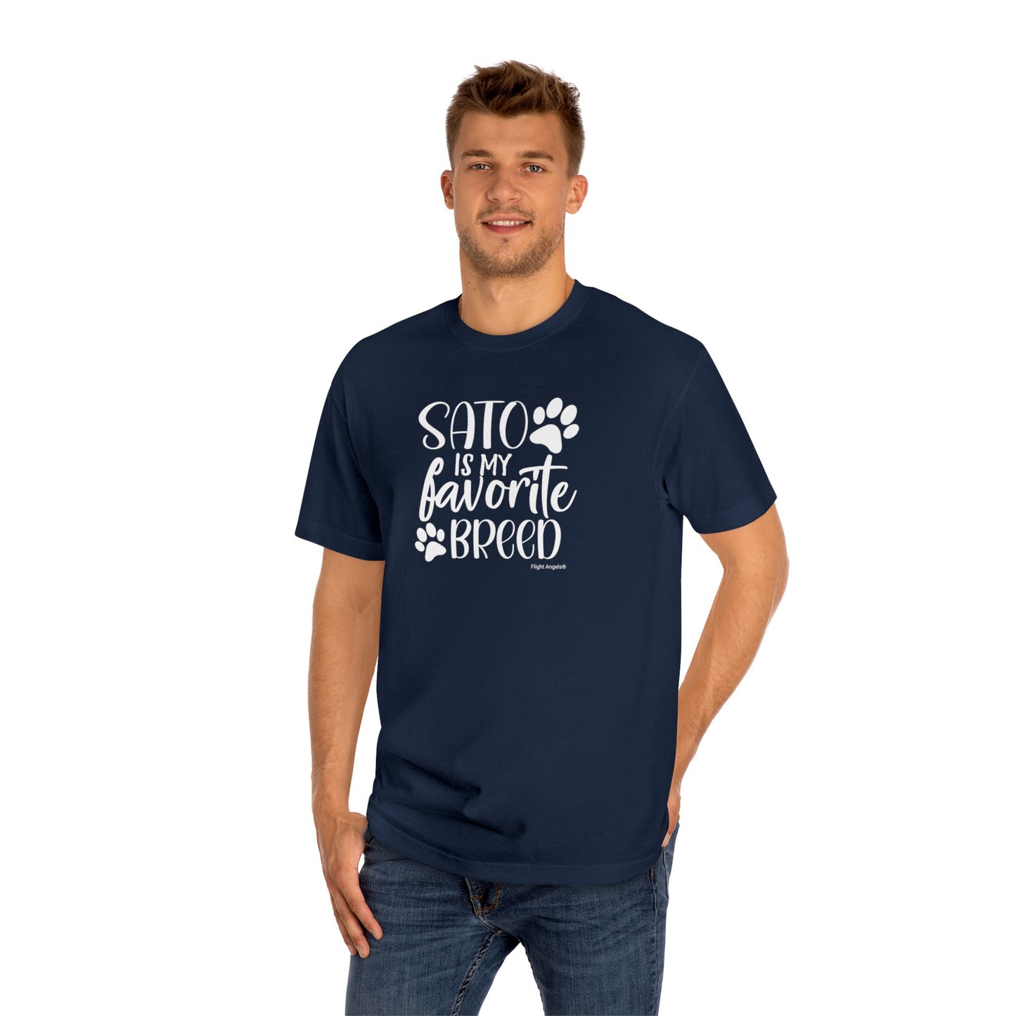 Sato is my favorite breed Unisex Classic Tee