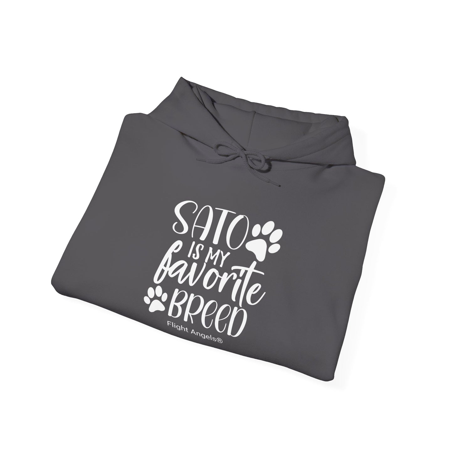 Sato is My Favorite Breed Unisex Hooded Sweatshirt - Flight Angels®