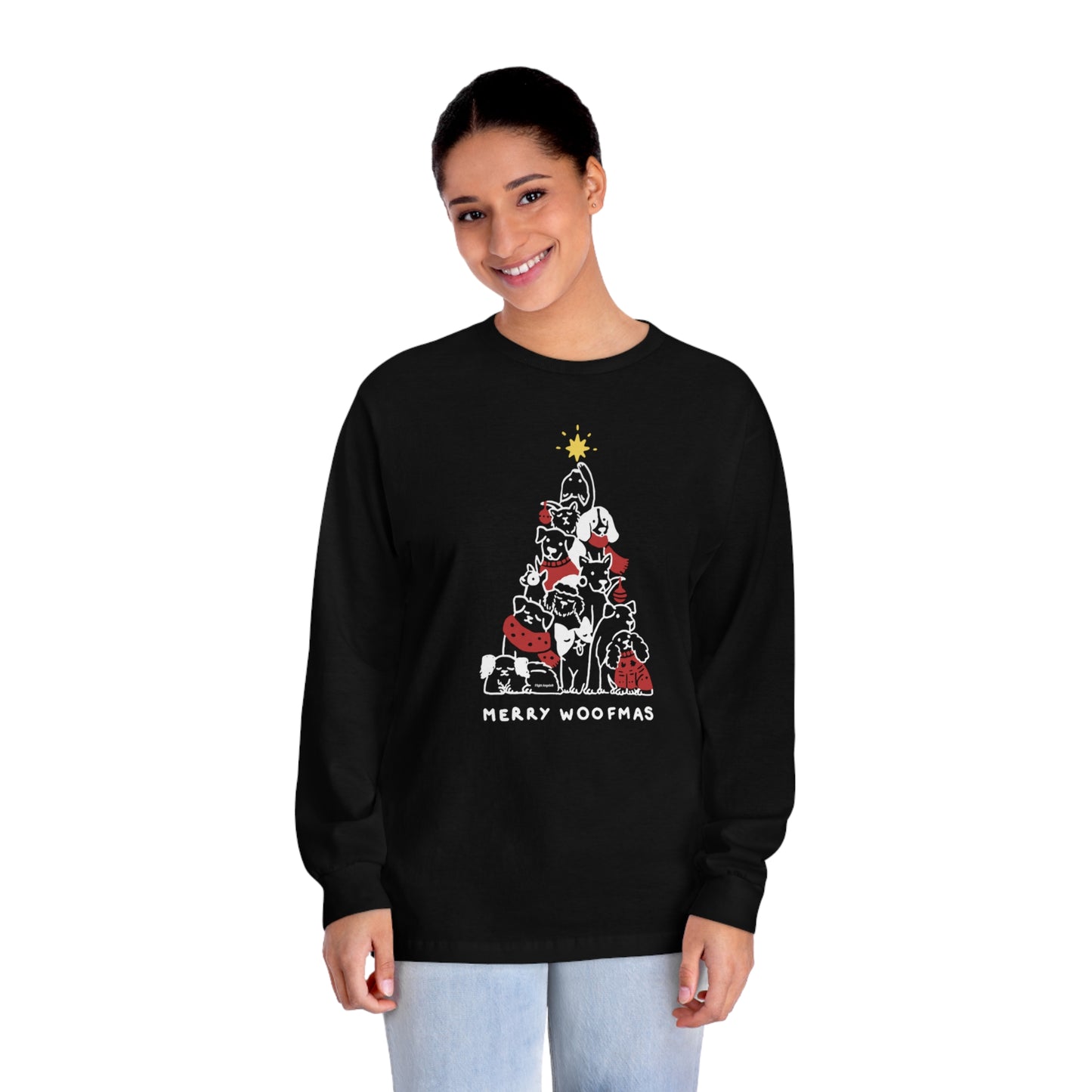 Merry Woofmas Unisex Long Sleeve Tee