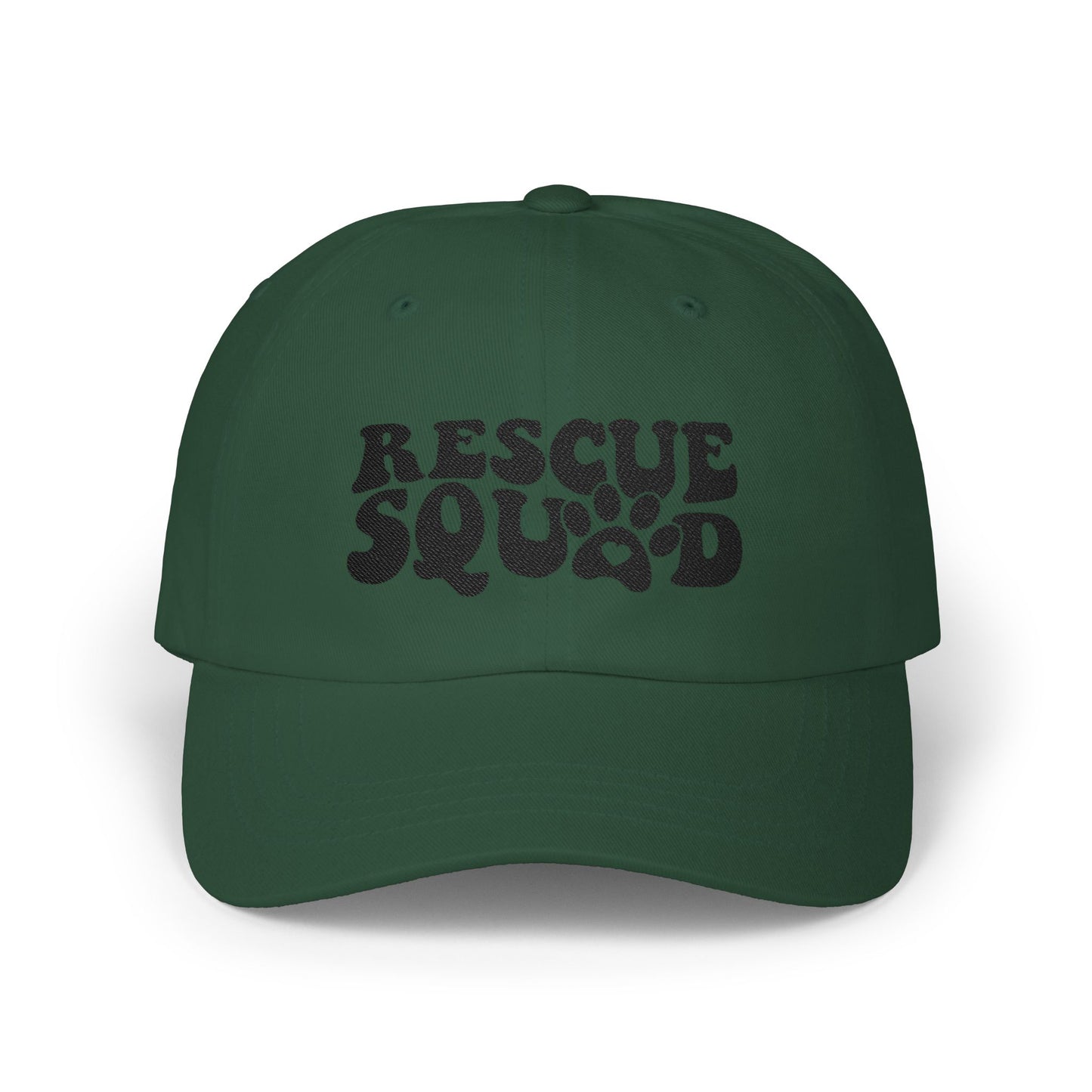 Dad Cap — “Rescue Squad” Paw Print Hat